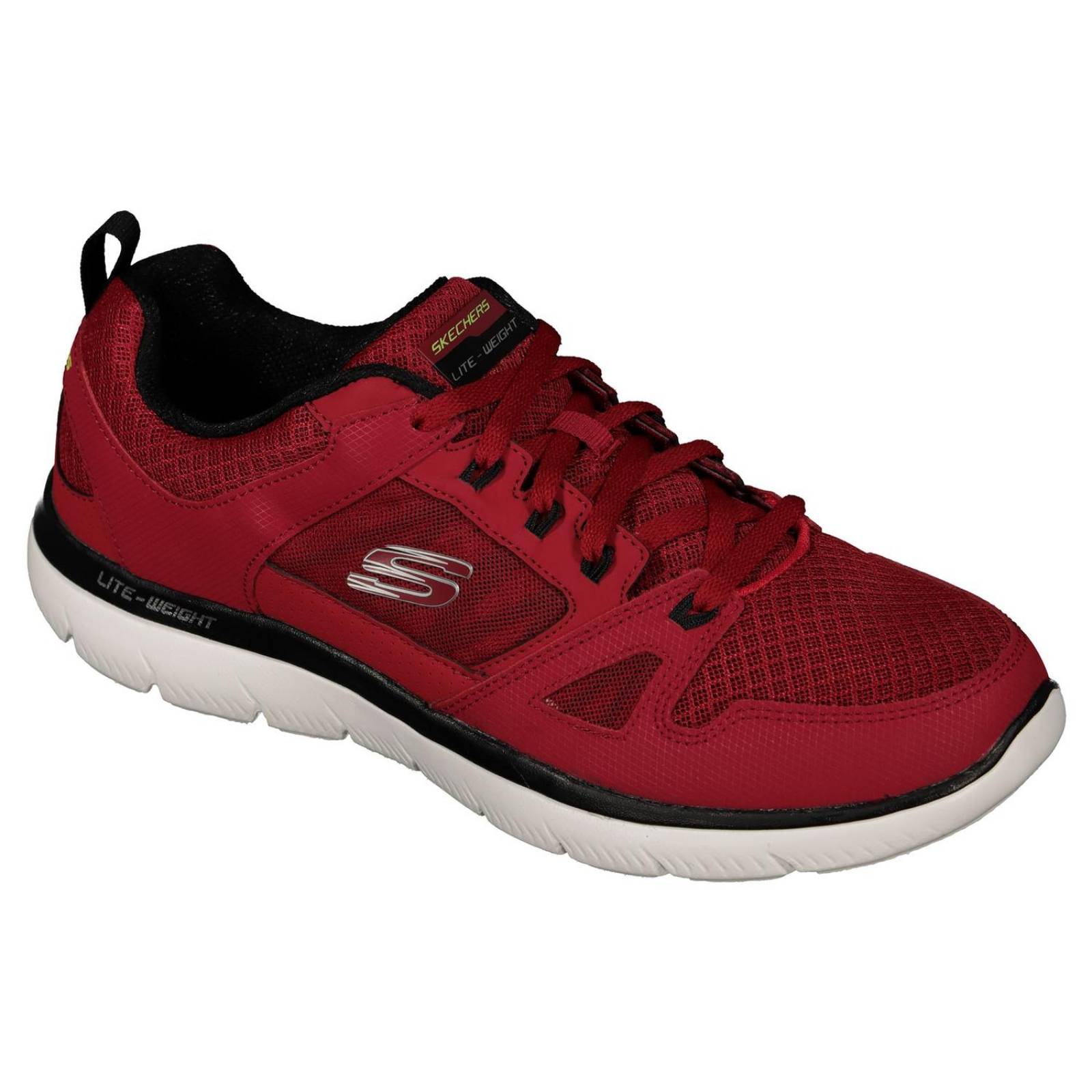 Tenis Skechers Caballero Memory Foam 232069RDBK