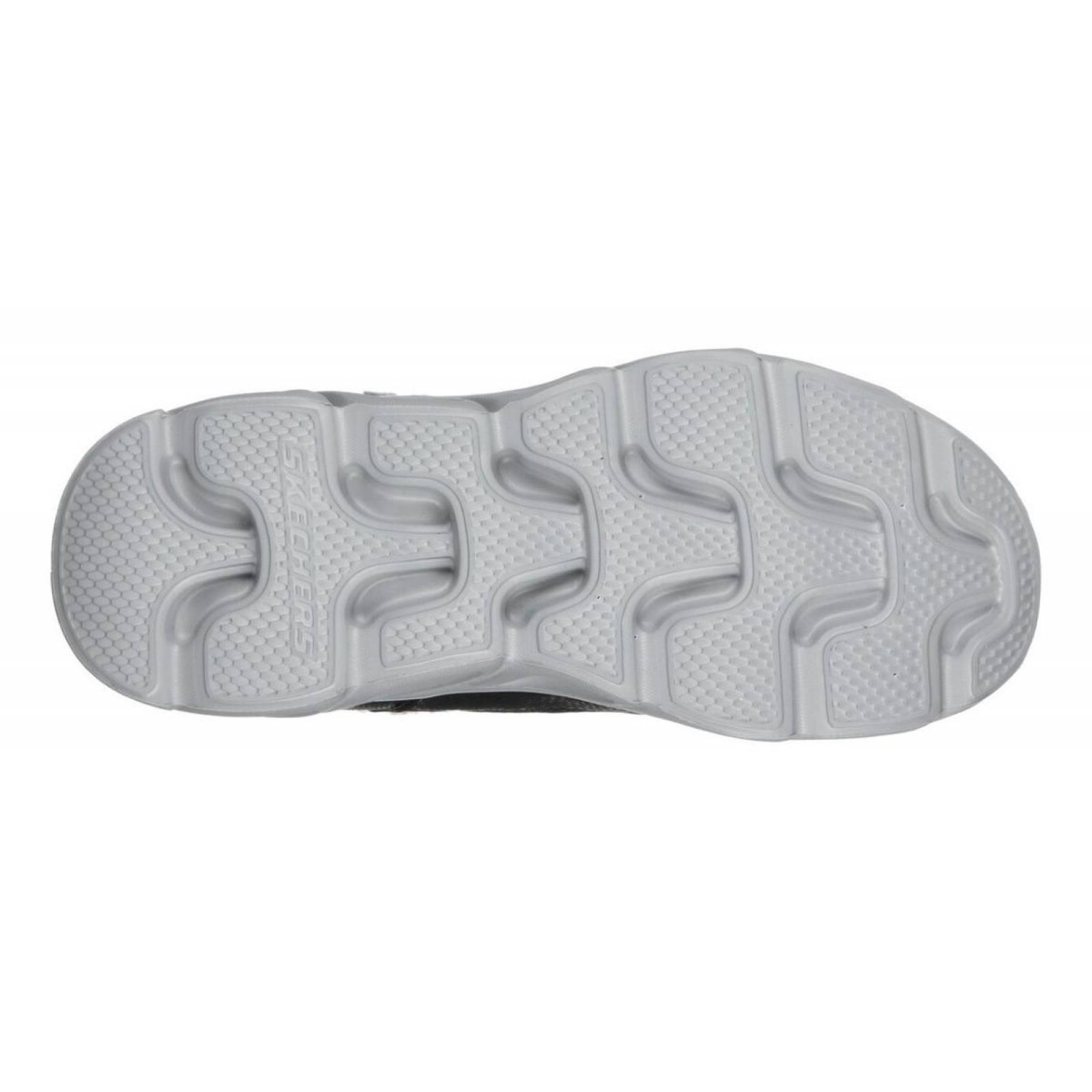 Tenis Bota Skechers Niño 90517lbkrd Con Luces 