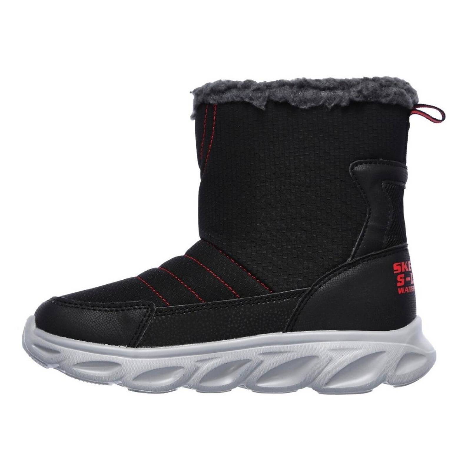 Tenis Bota Skechers Niño 90517lbkrd Con Luces 