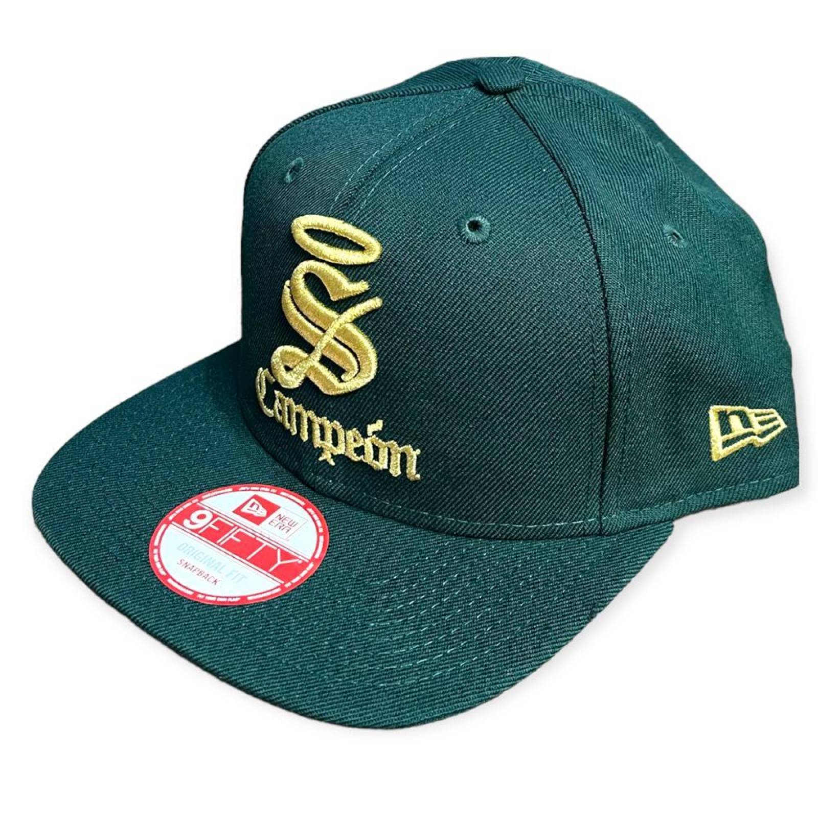 Gorra New Era Santos Laguna Campeón 70291631 Unitalla Verde oscuro