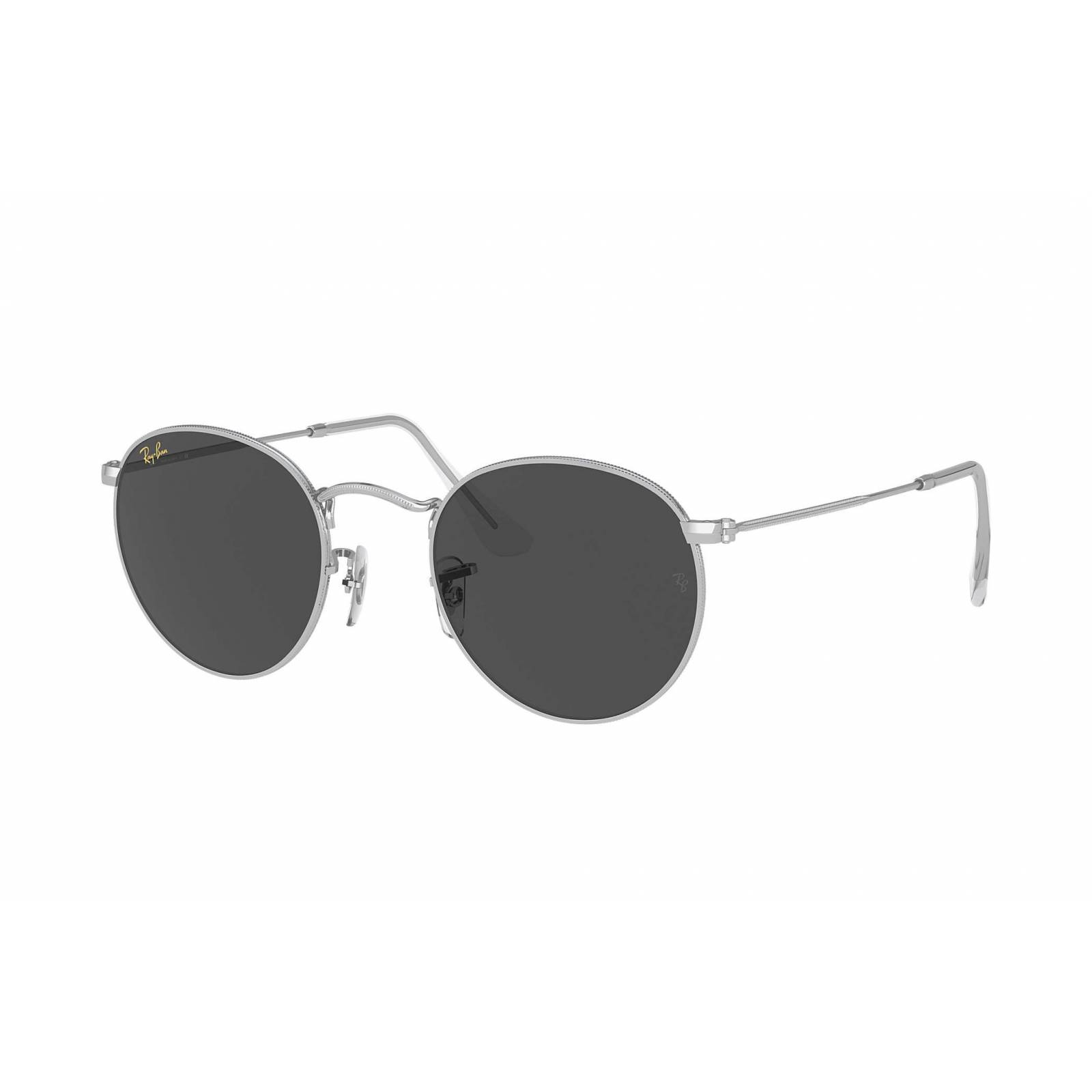 Ray Ban RB3447 9198B1 Round Metal Legend Negro G-15 Plateado
