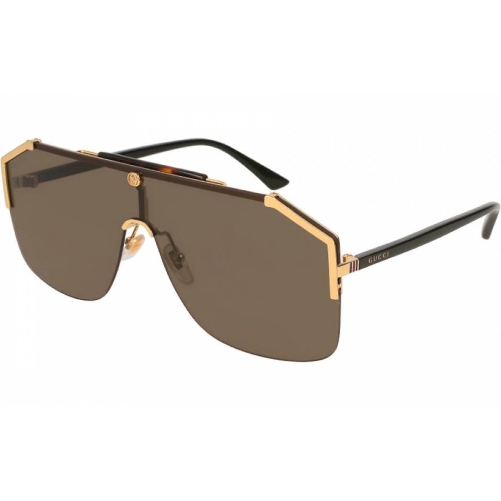 Gucci GG0291S 002 New Aviator Square Cafe Negro Original