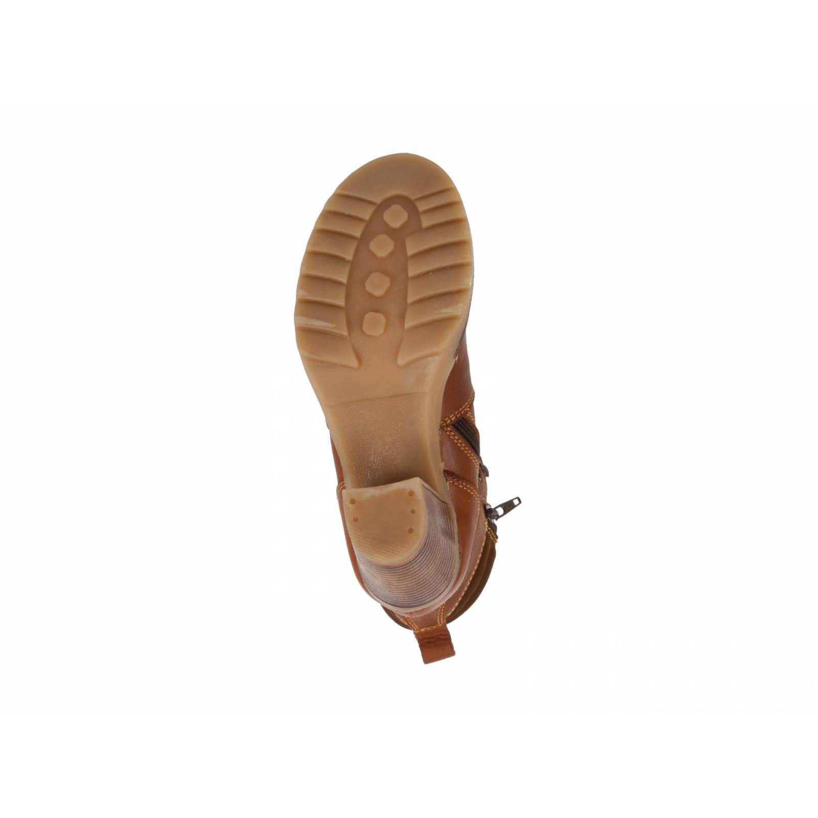 Bota Urbana de Tacón Swissbrand Color Miel Pully Para Dama
