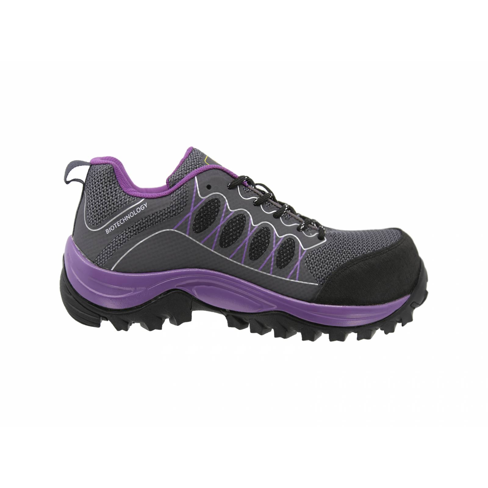 Tenis de Seguridad Industrial Sicuro SA-703 Color Gris Para Dama