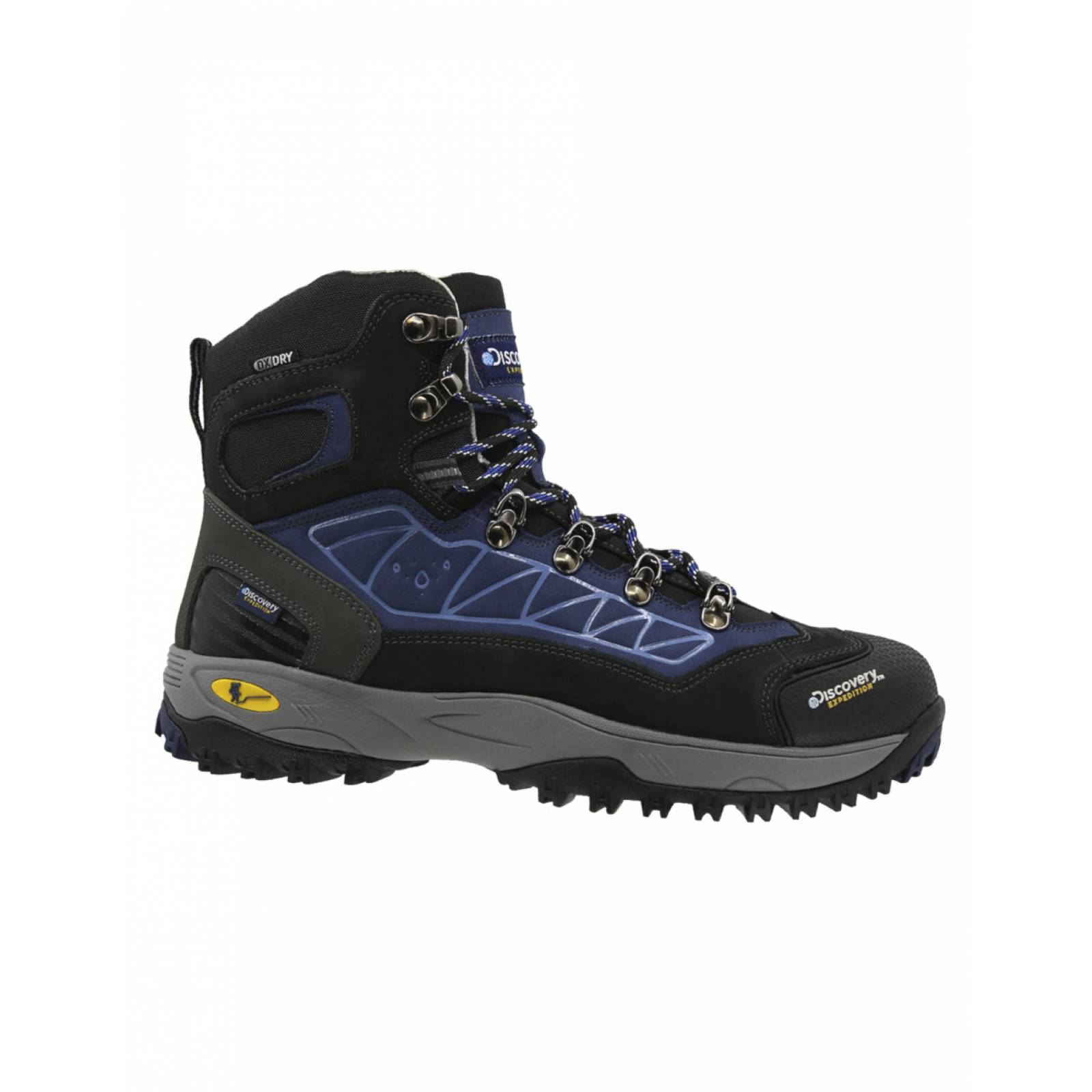 Bota Hiking Discovery Expedition Banff Negro Azul  2085 Hombre