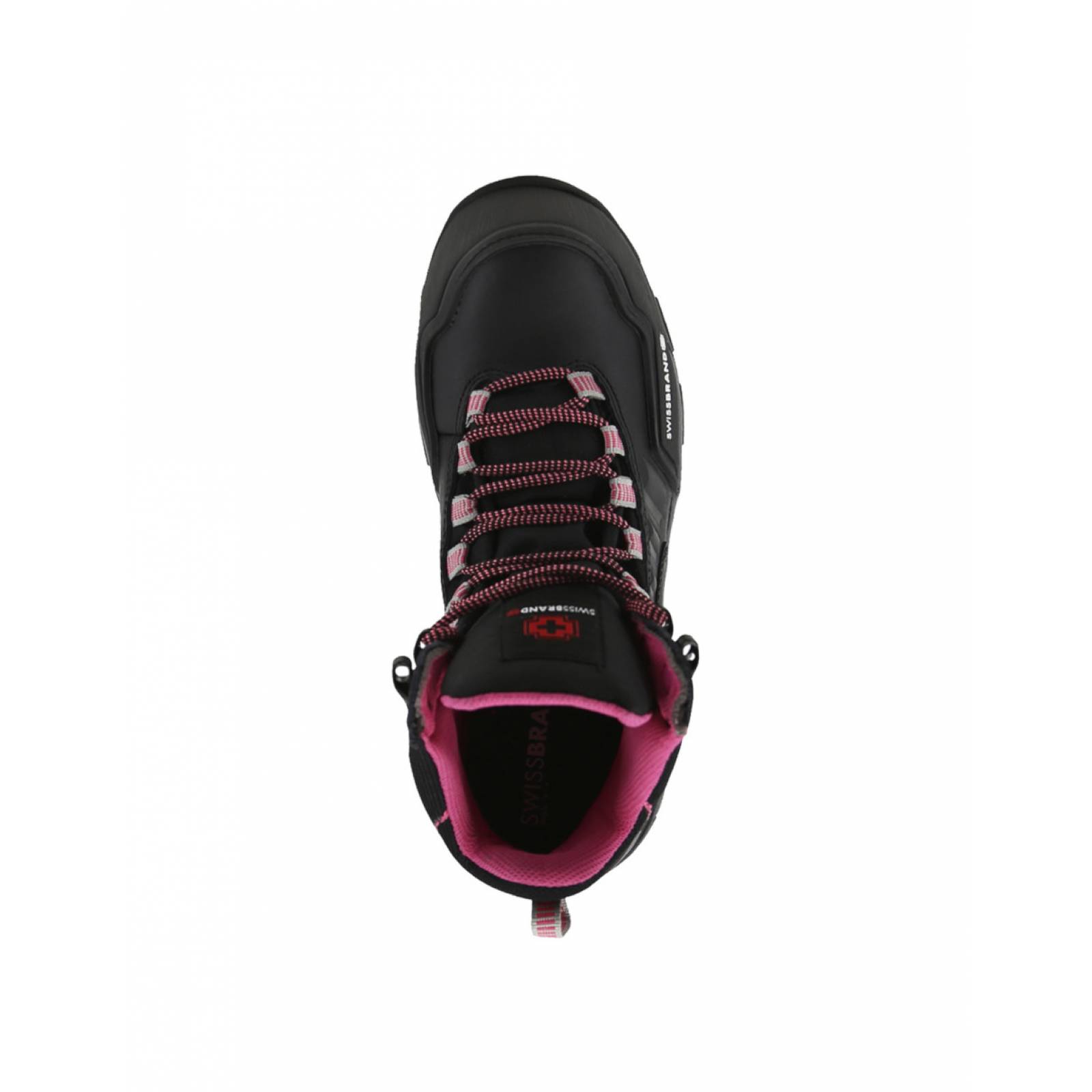 Bota Industrial Swissbrand Alpes 414 C Negro Rosa Dama