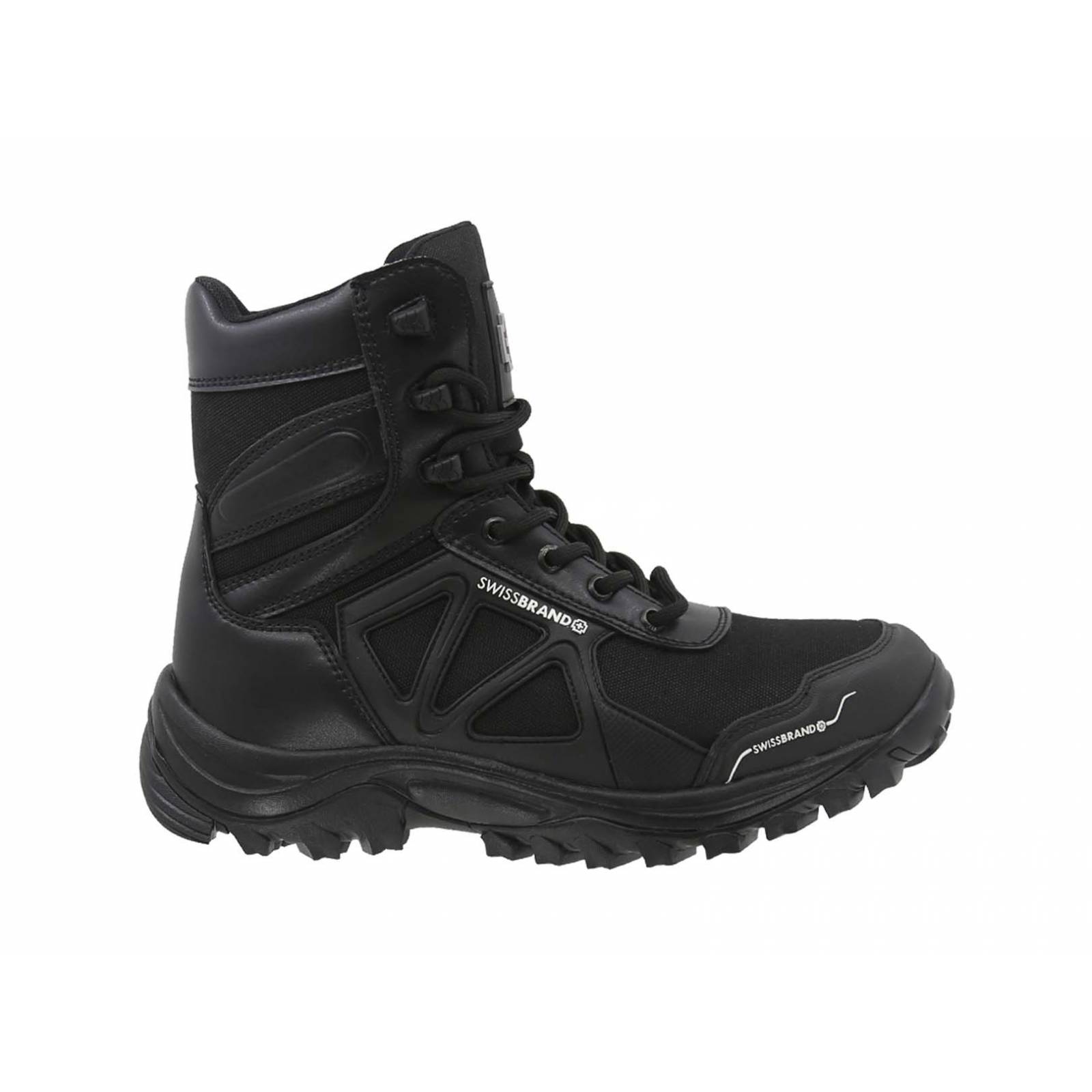 Bota Táctica Swissbrand Uzwil 990 Negro Caña alta para Hombre