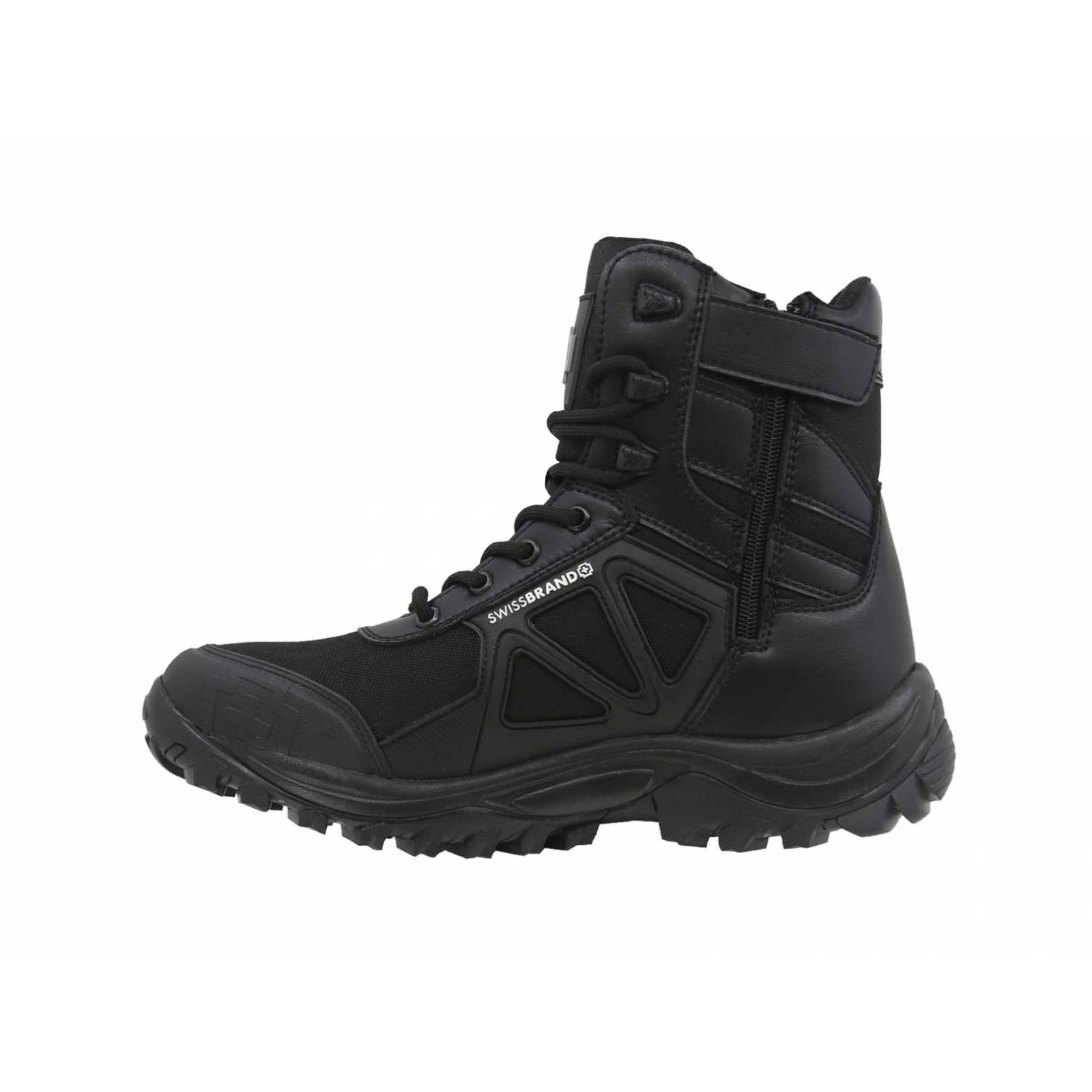 Bota Táctica Swissbrand Uzwil 990 Negro Caña alta para Hombre