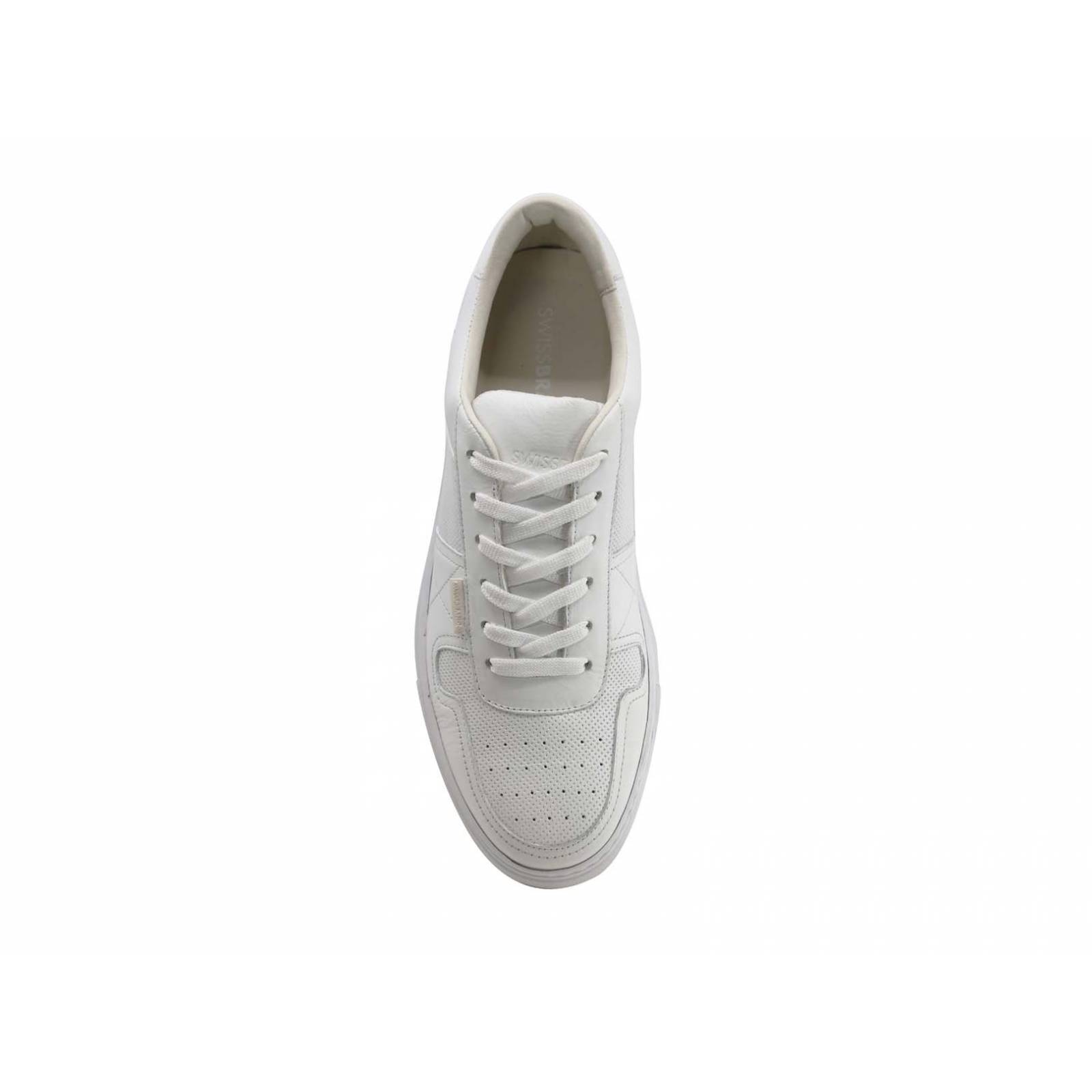 Tenis Swissbrand de Piel Olten 290 Blanco Hombre