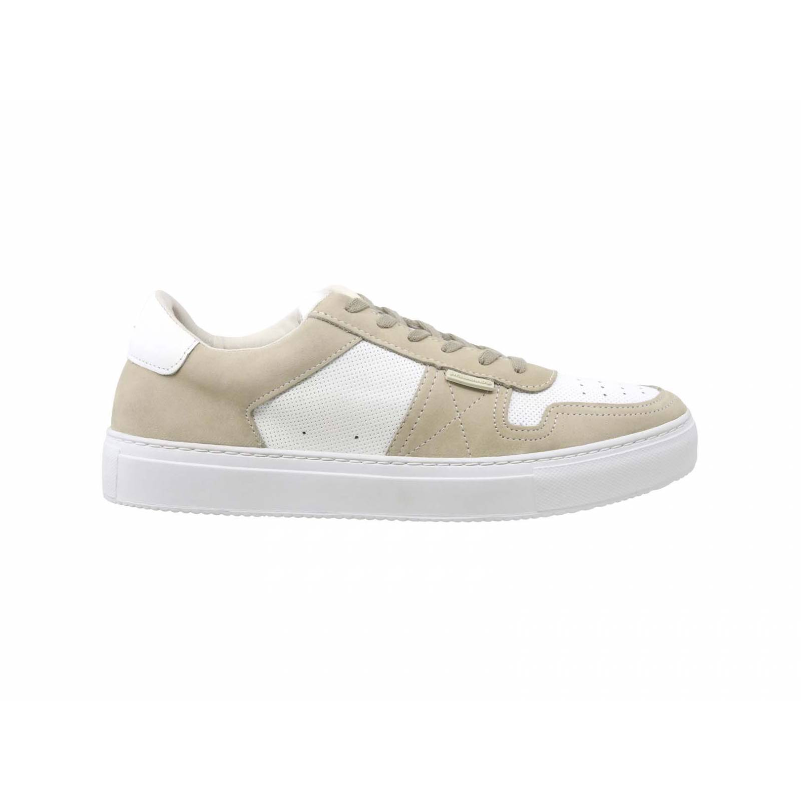 Tenis Swissbrand de Piel Olten 290 Blanco Beige Hombre
