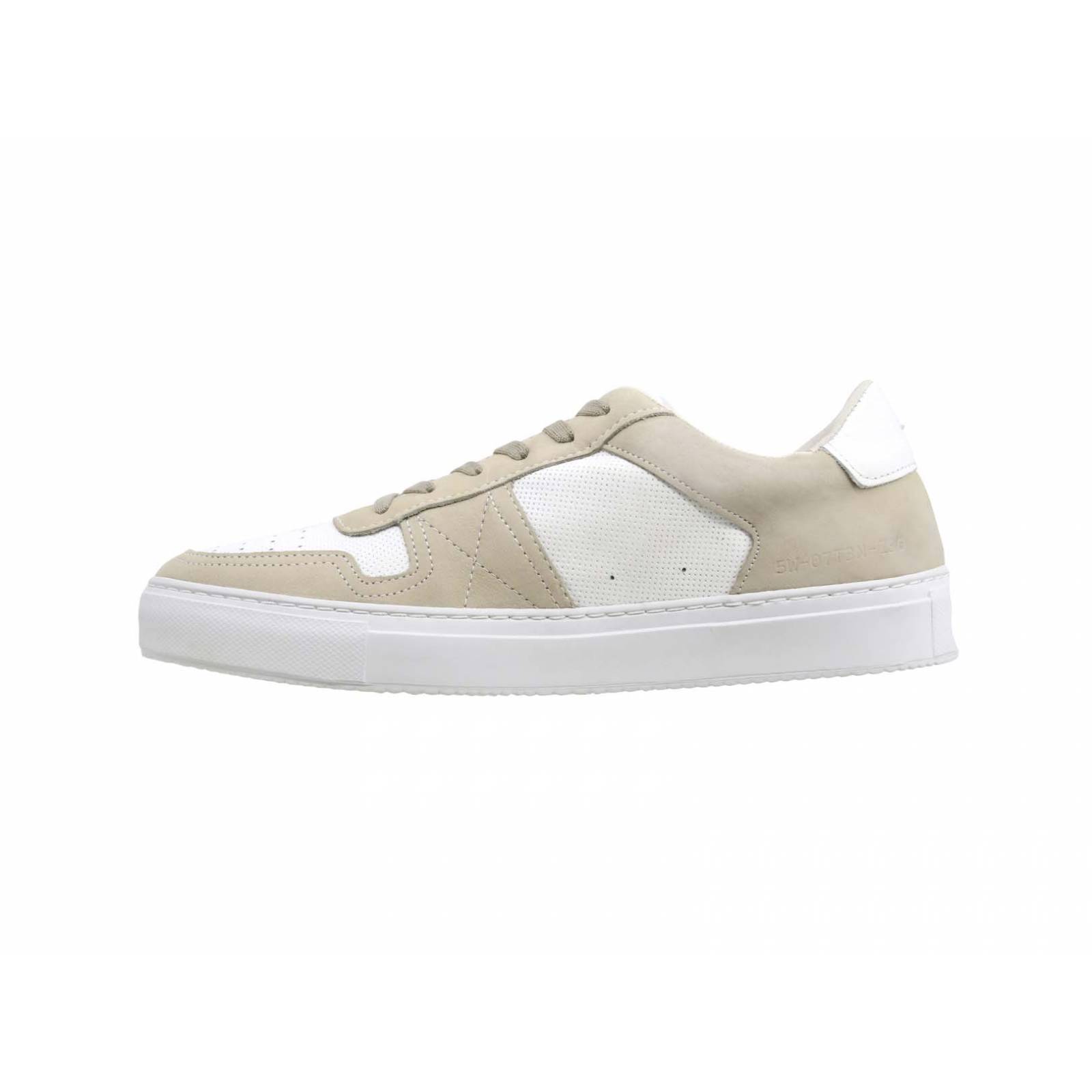 Tenis Swissbrand de Piel Olten 290 Blanco Beige Hombre