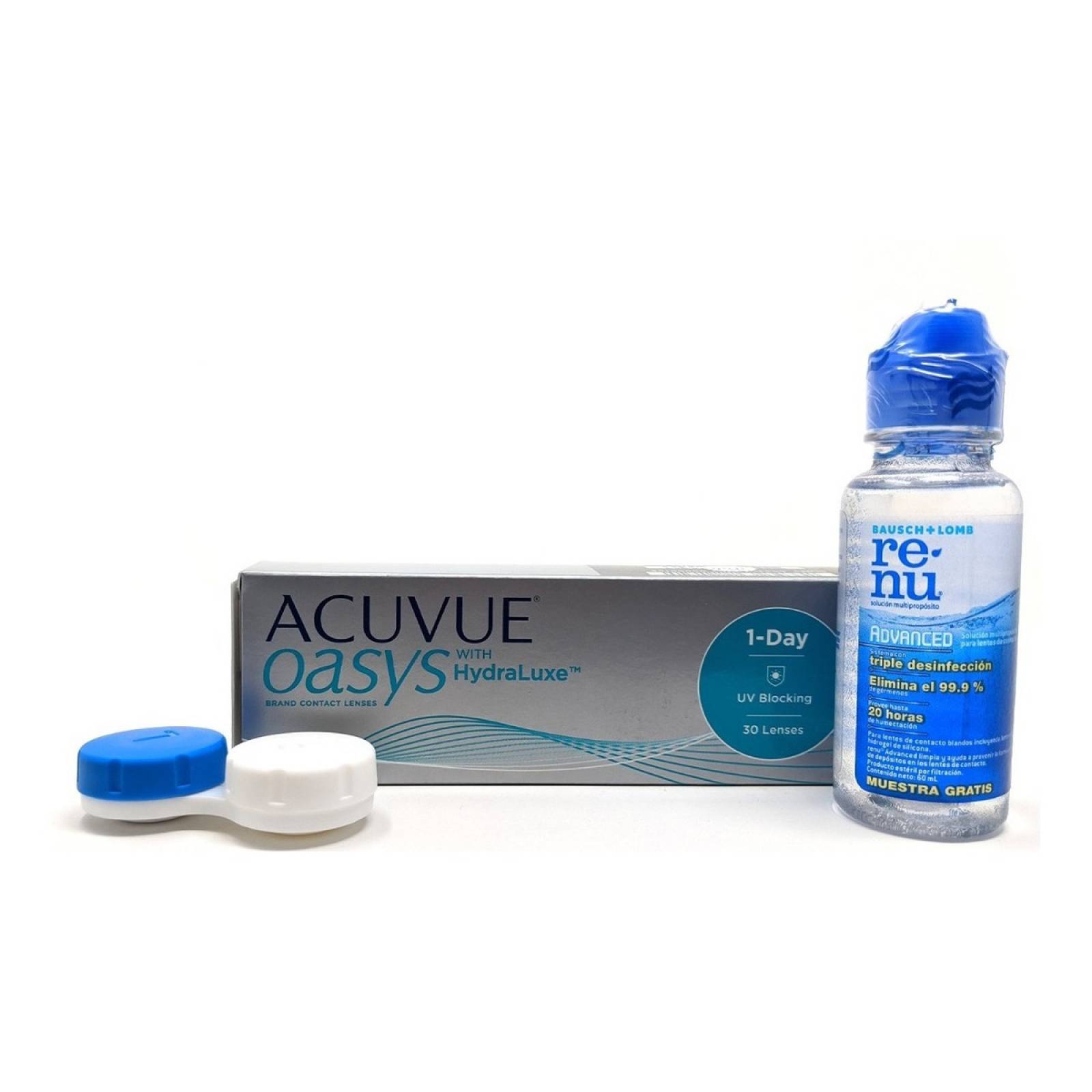 Lentes De Contacto Acuvue 1 Day Oasys 30 Pzas Mensual
