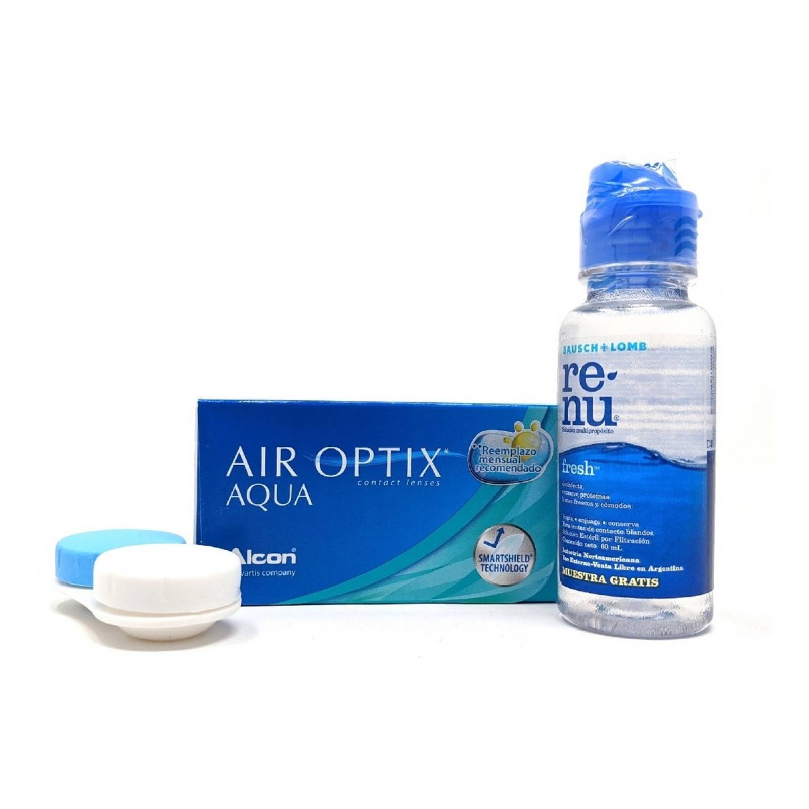Lentes De Contacto Air Optix Aqua 6 Pzas Mensual
