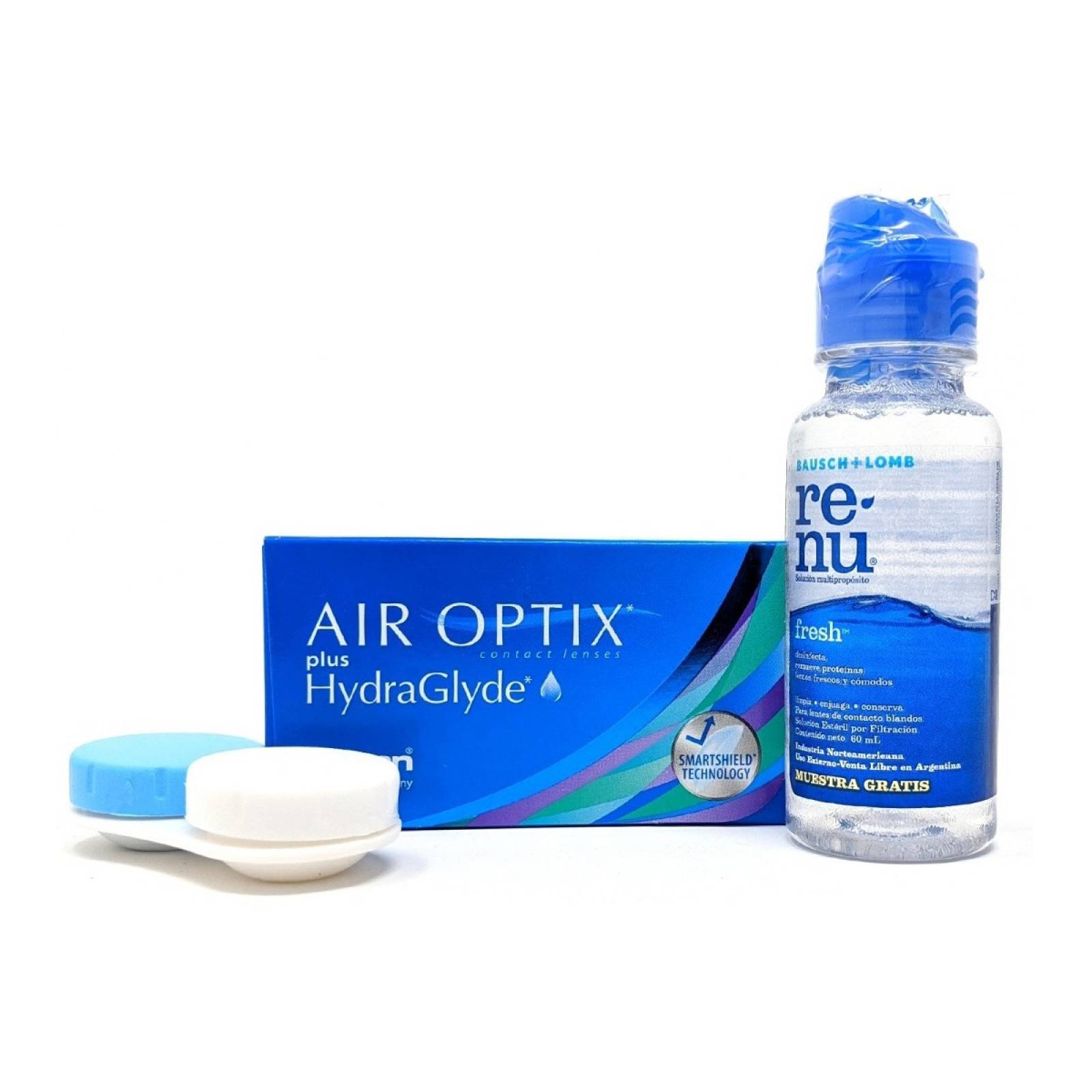 Lentes De Contacto Air Optix Hydraglyde Mensual 6 Piezas