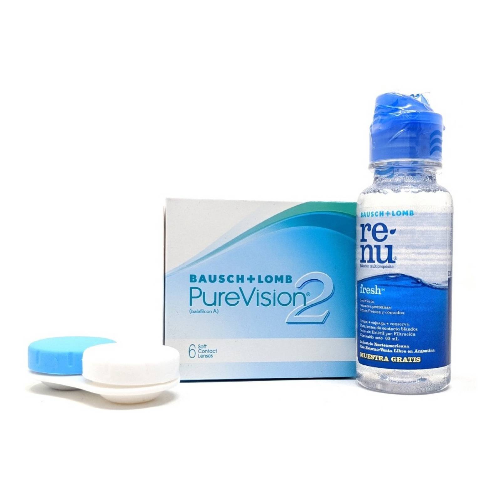 Lentes De Contacto Bausch & Lomb Purevision2 6 Pzas Mensual