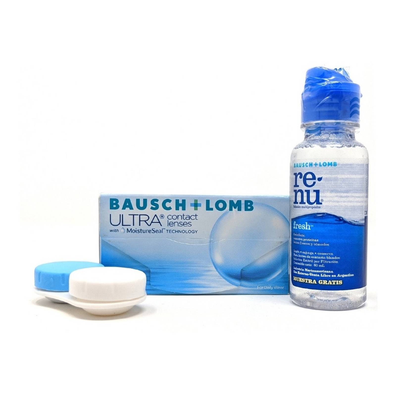 Lentes De Contacto Bausch & Lomb Ultra 6 Piezas Uso 30 Dias