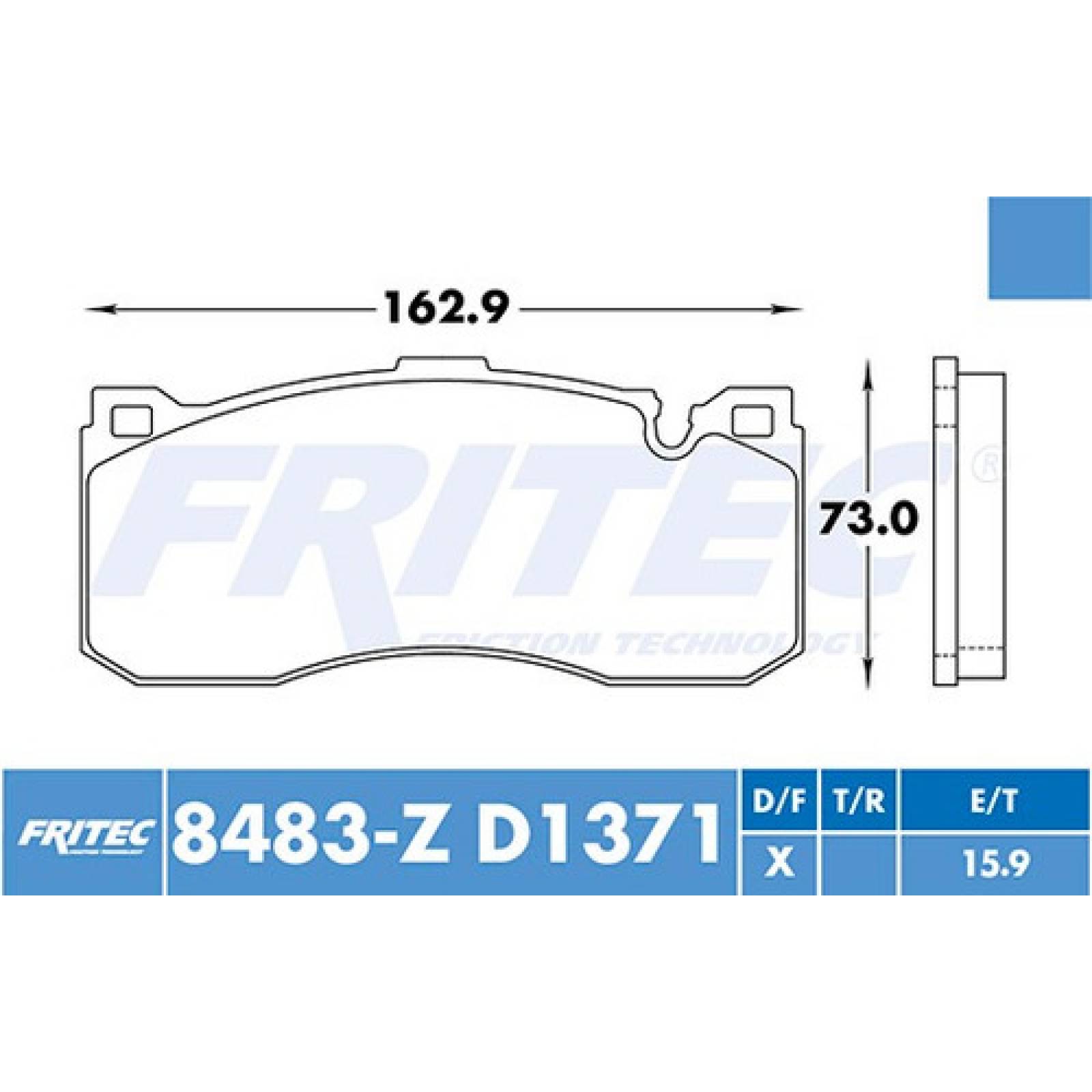 Balatas Delantero Bmw 135i 2013 3l Ceramicas D1371 Fmsi