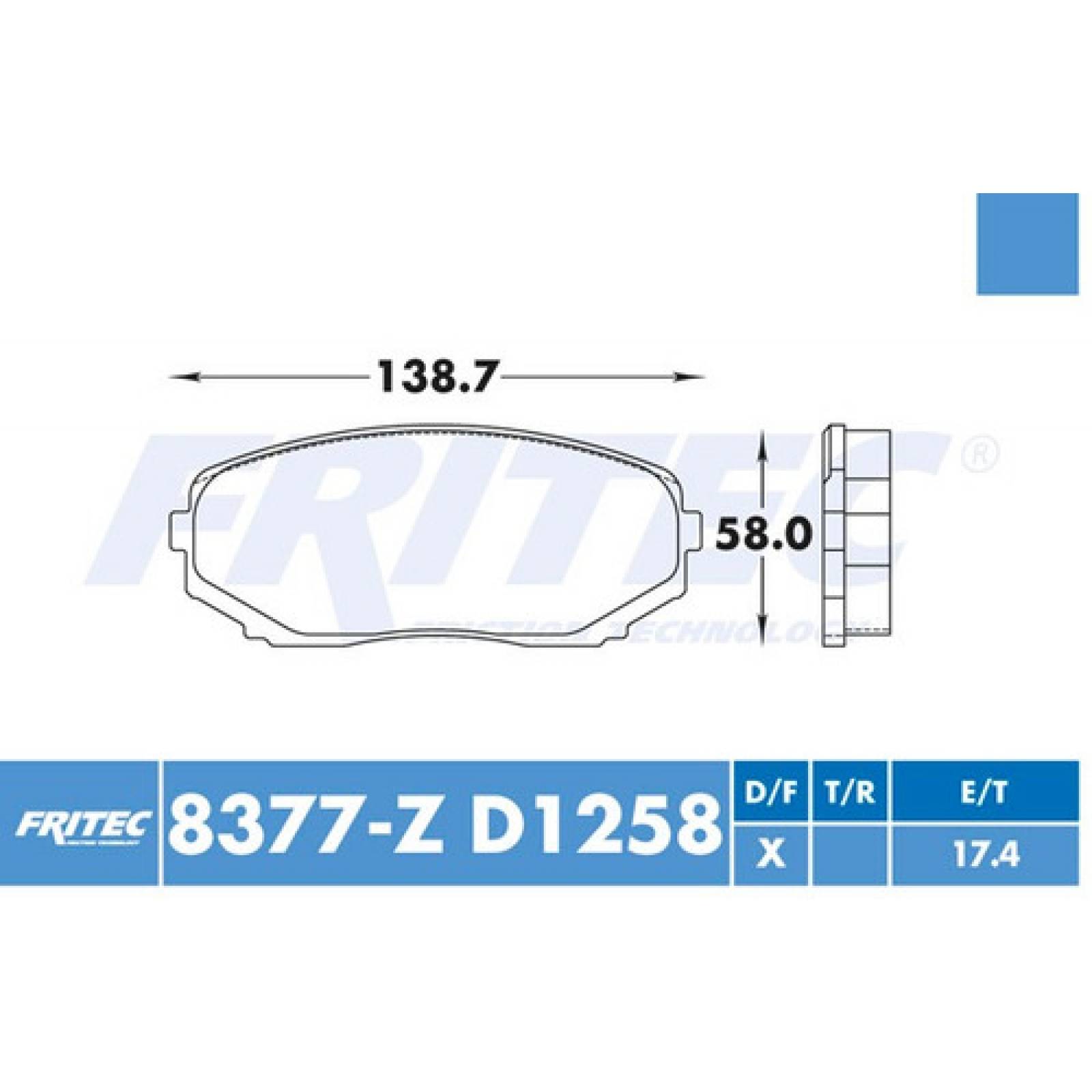 Balatas Delantero Ford Edge 2007 3.5l Ceramicas D1258 Fmsi