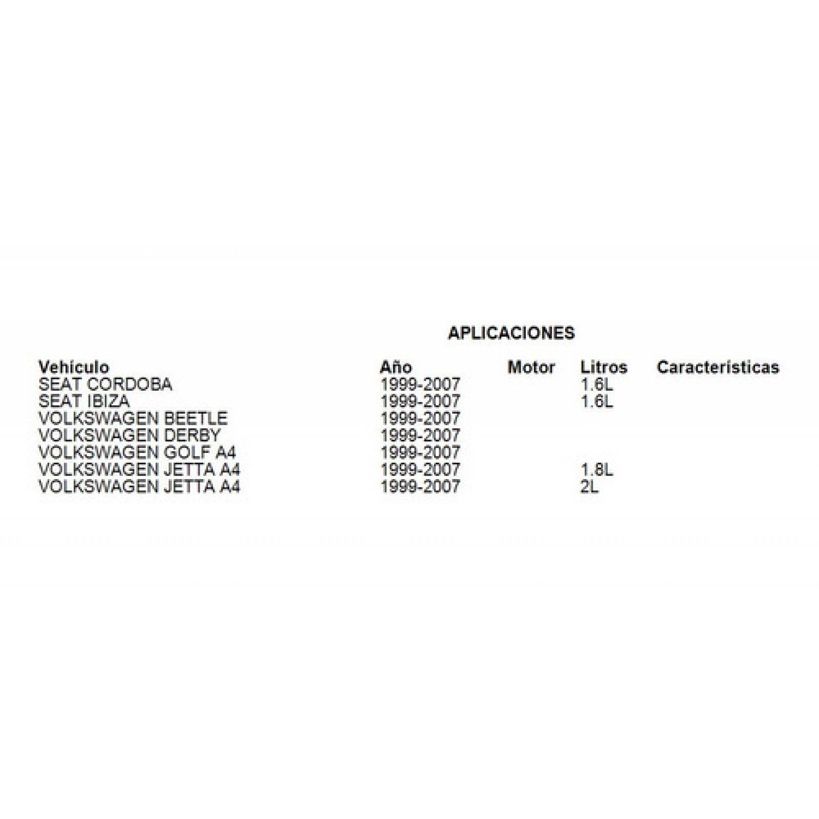 Bomba Gas Repuesto Volkswagen Golf A4 1999-2007 Diforza