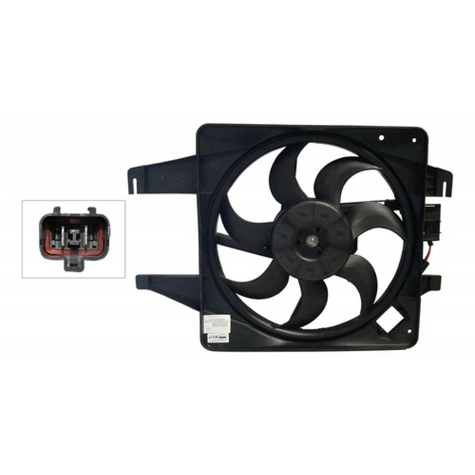 Motoventilador Completo Ford Fiesta Ikon 1998-2010 1.4l