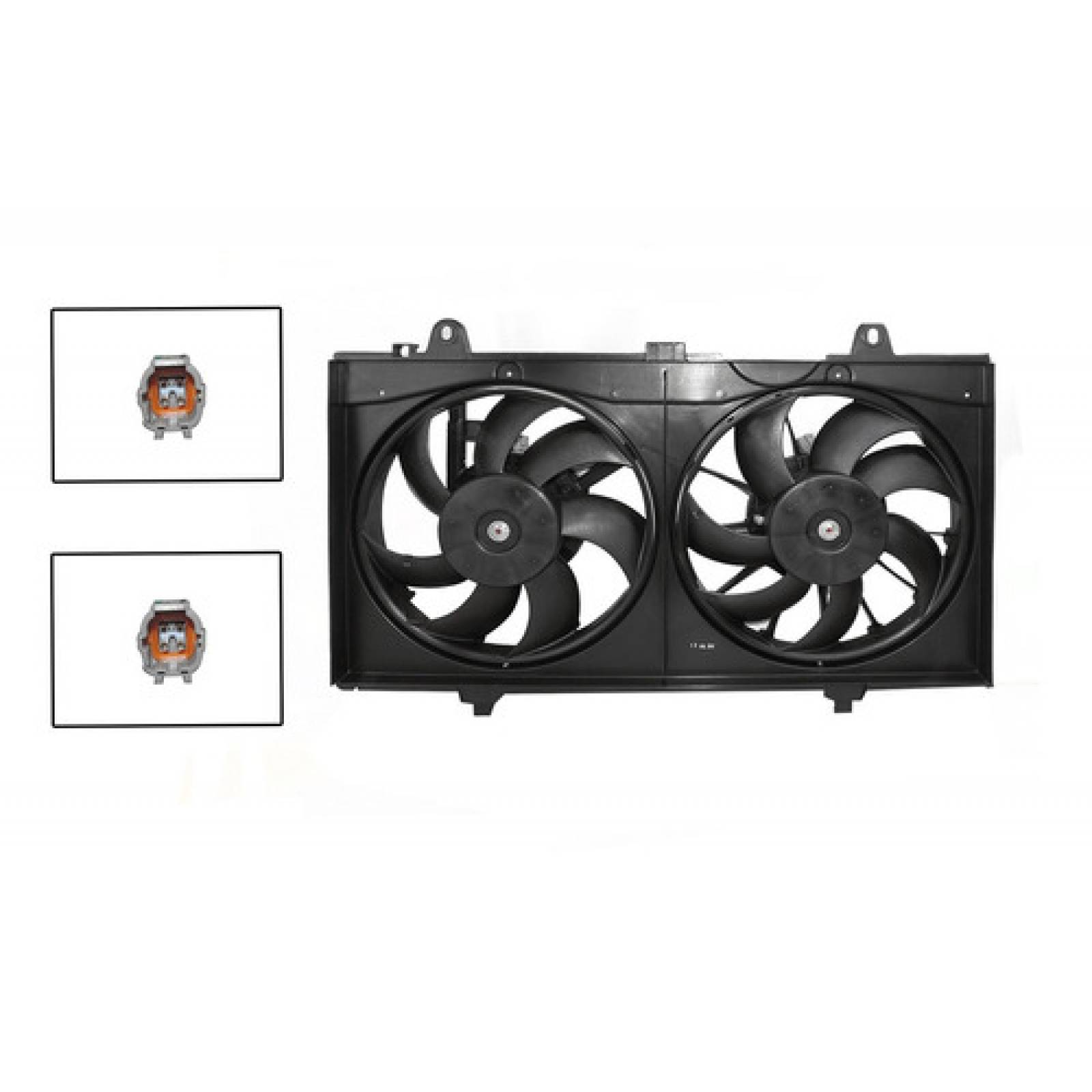 Motoventilador Completo Nissan Sentra 2007-2012 2.5l Taiwan