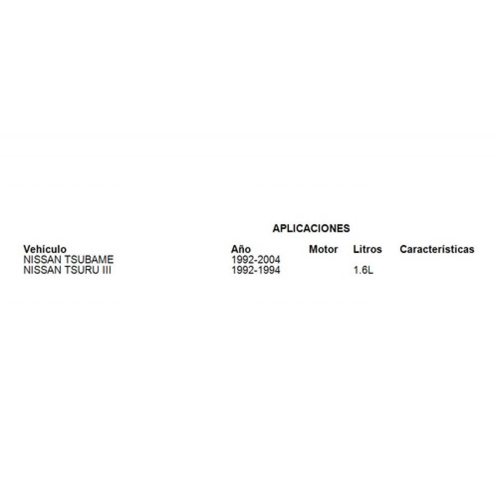 Repuesto Bomba Gasolina Nissan Tsuru Iii 1992 - 1994 1.6