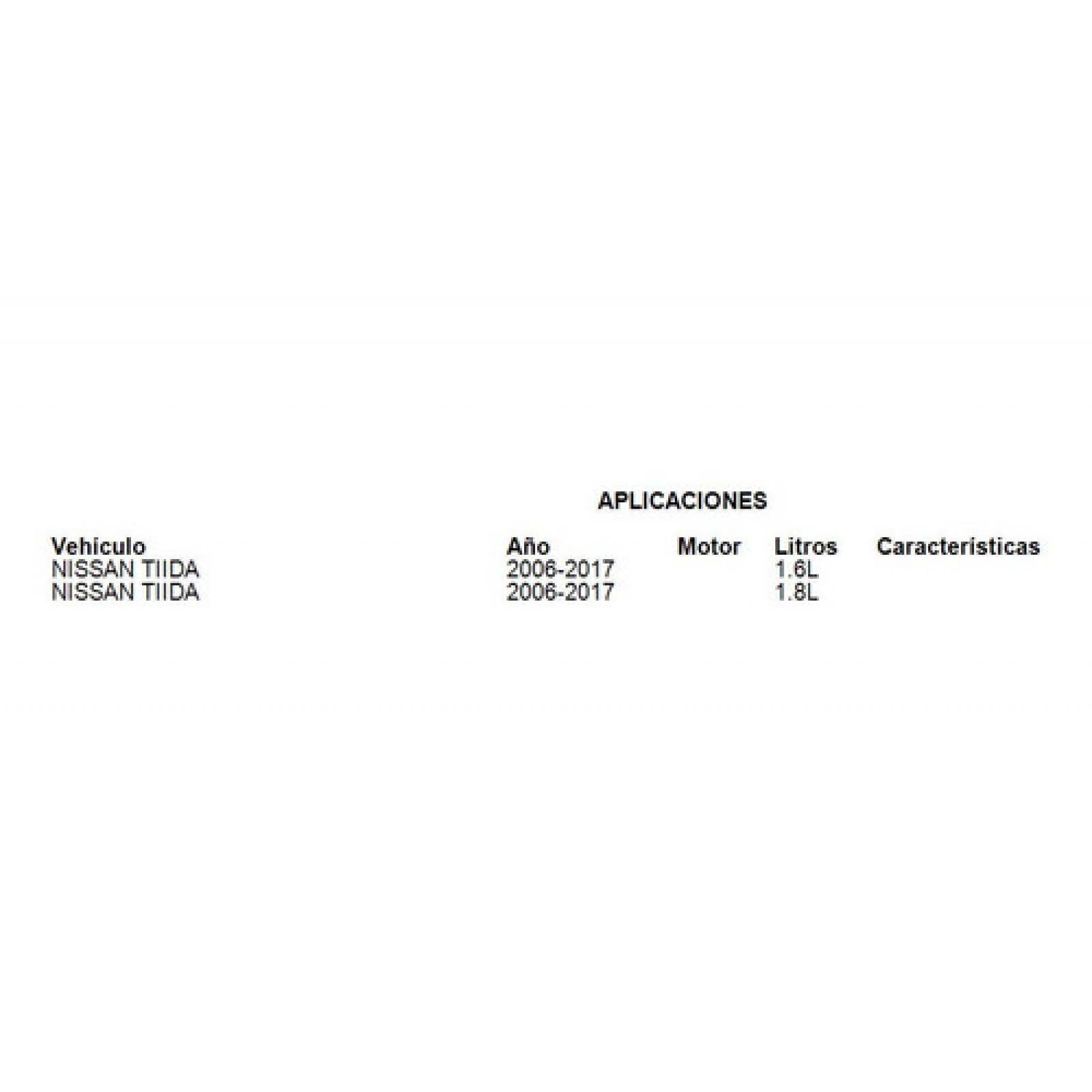 Tensor Banda Alternador Nissan Tiida 2006-2017 1.6l
