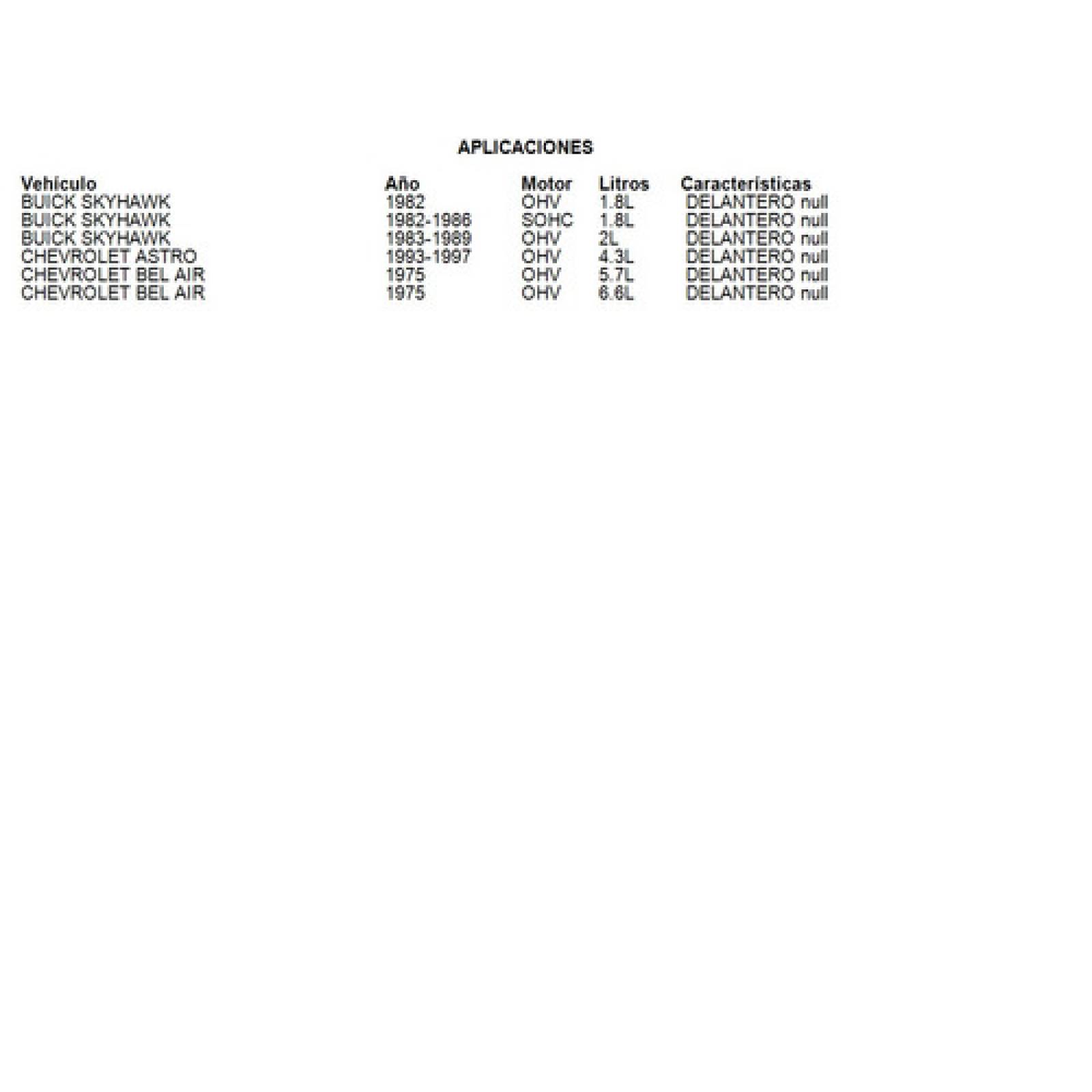Tornillo Estabilizador Delantero Buick Skyhawk 1983 2l Syd
