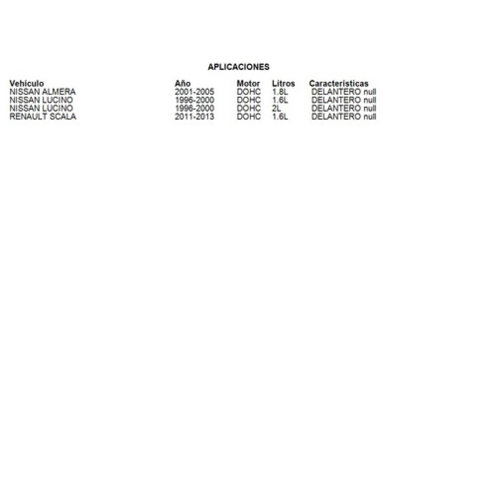 Tornillo Estabilizador Delantero Nissan Almera 2004 1.8l Syd