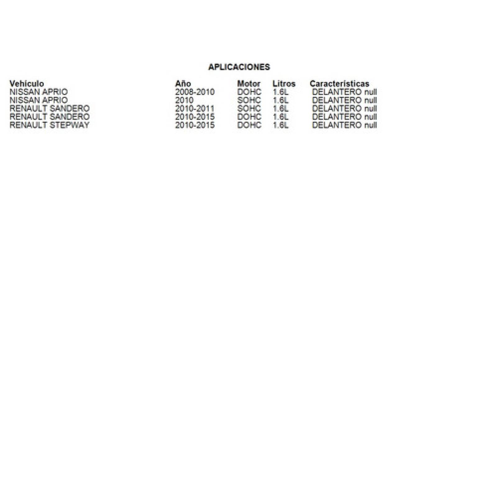 Tornillo Estabilizador Delantero Nissan Aprio 2008 1.6l