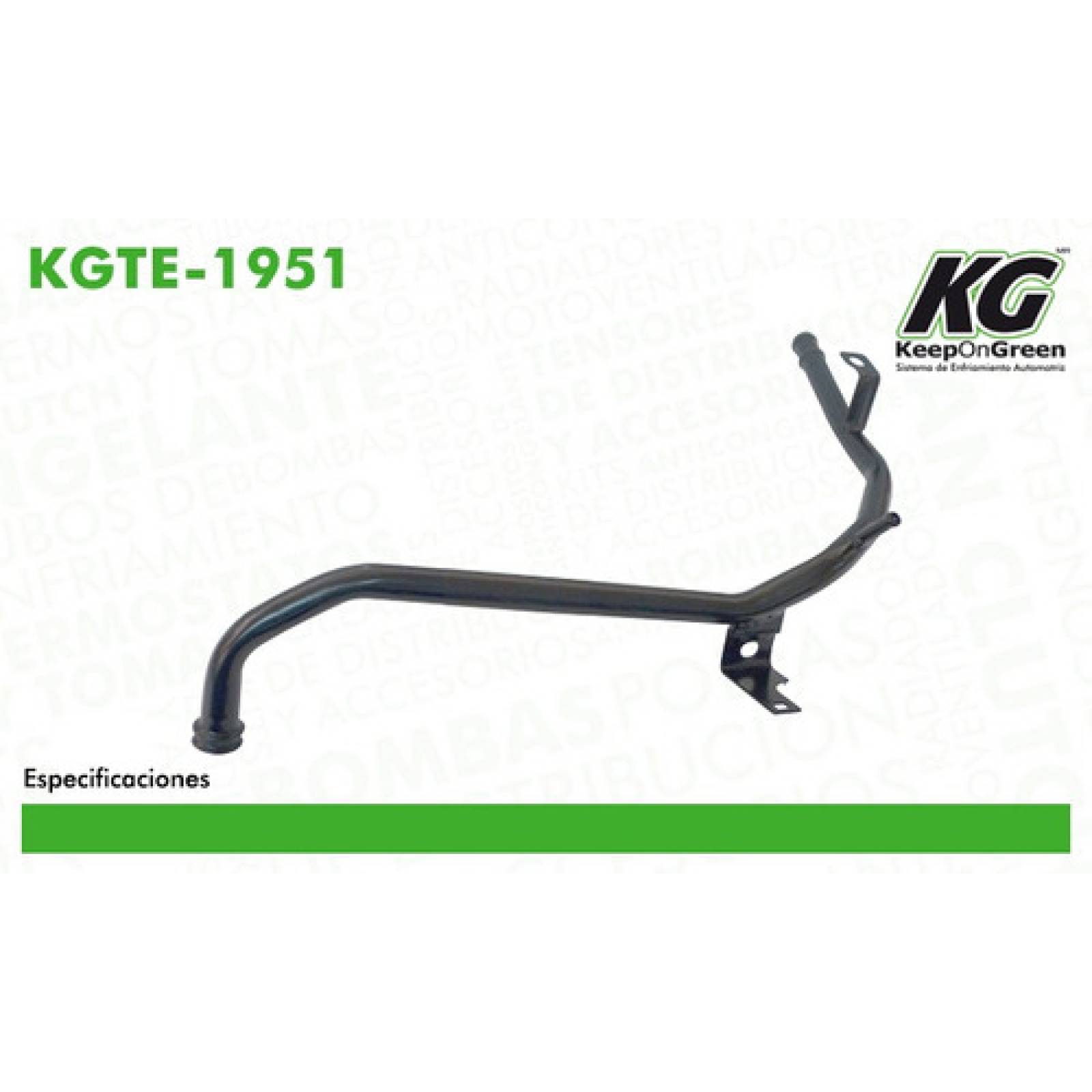 Tubo De Enfriamiento Honda Accord Ex 2009 2.4l Keep On Green