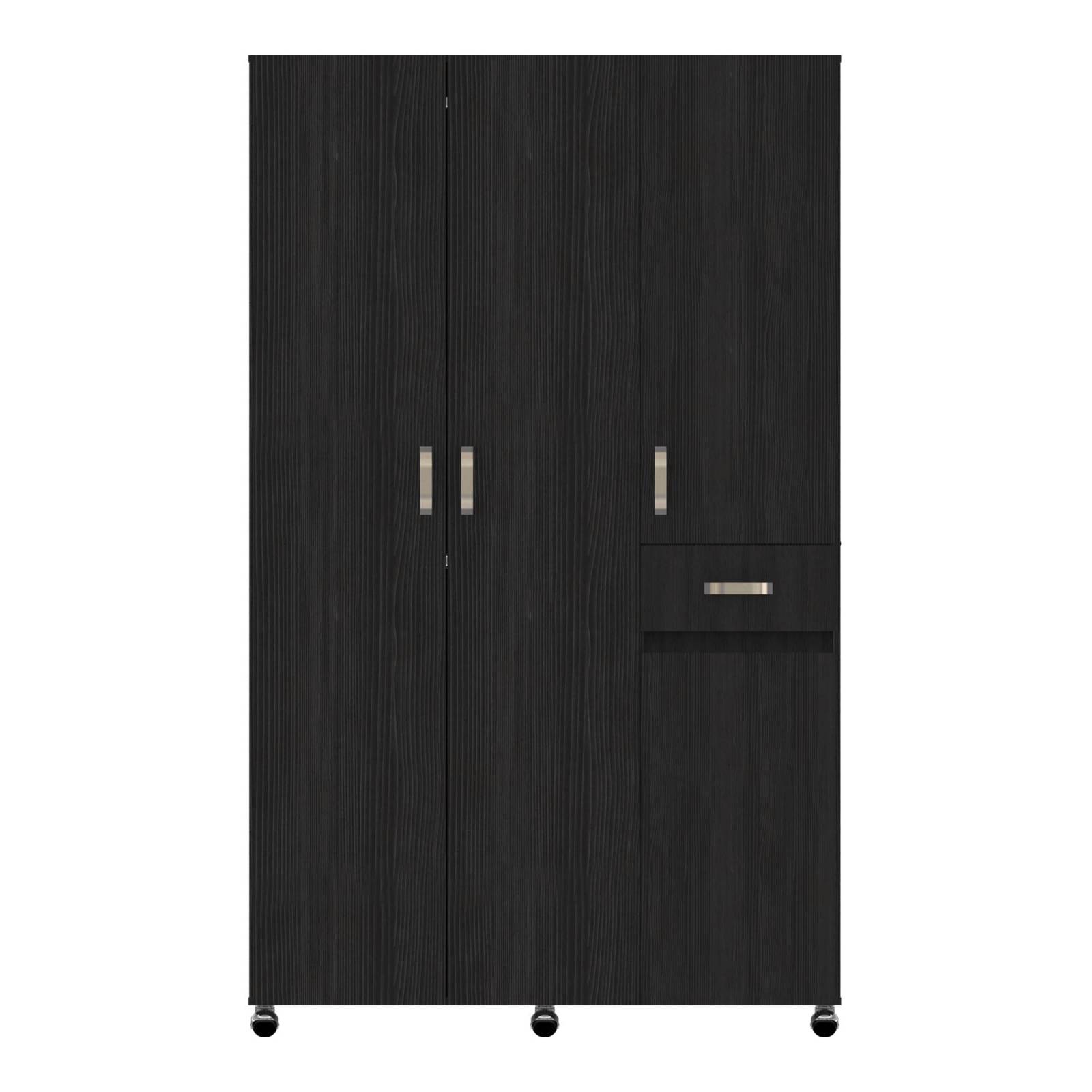 Ropero Armario Closet Nova 120 Maderkit Color Wengue 