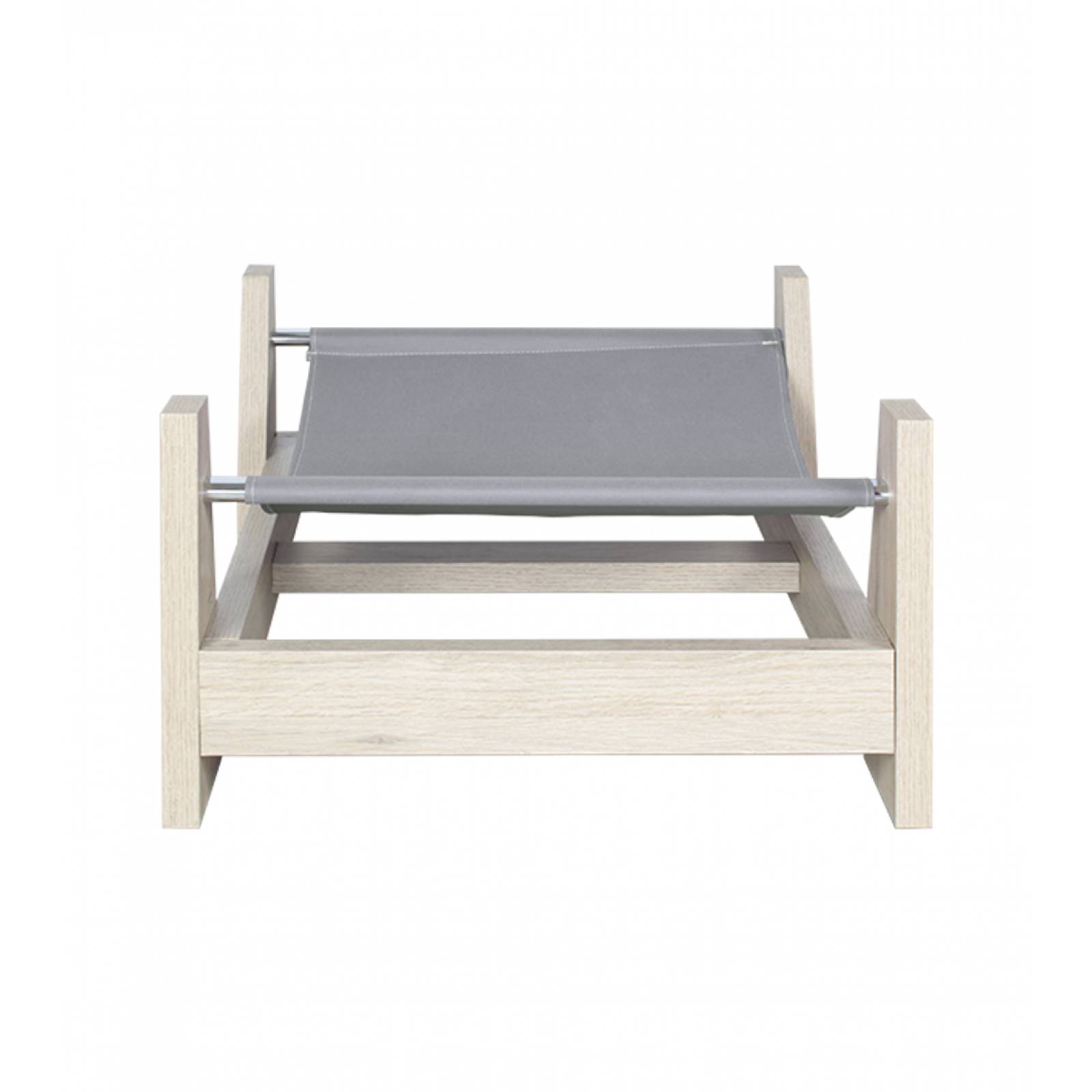 Cama Flotante Para Perros Medianos Maderkit Color Rovere 