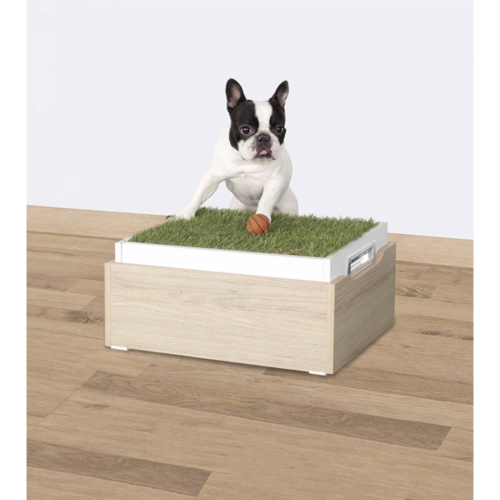 Cama Para Mascotas Maderkit Color Blanco-rovere 