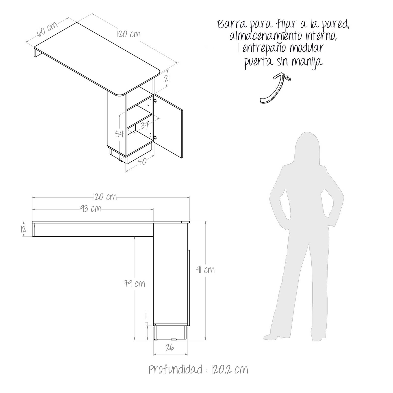 Barra de Cocina Mila