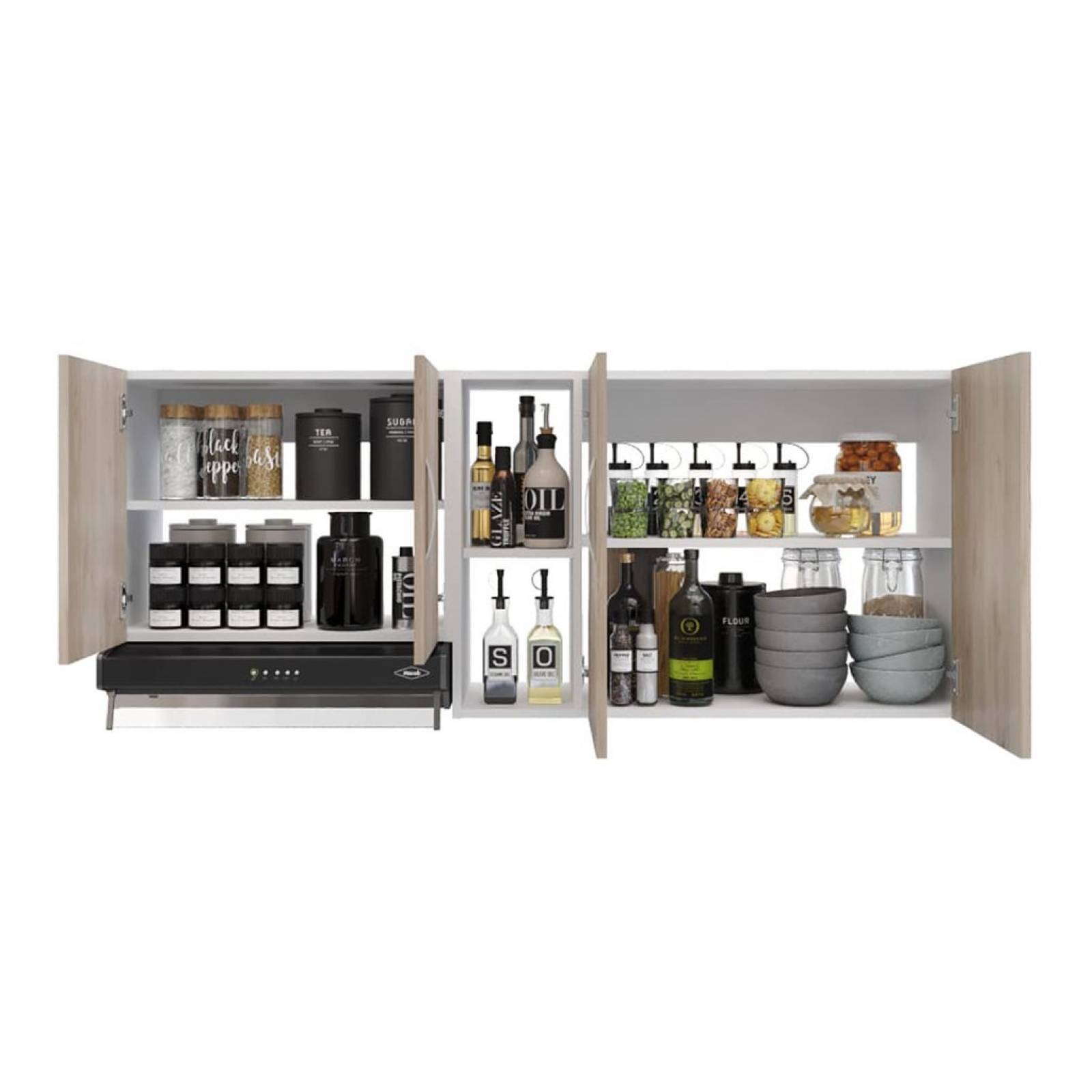 Mueble Superior de Cocina Color Ceniza