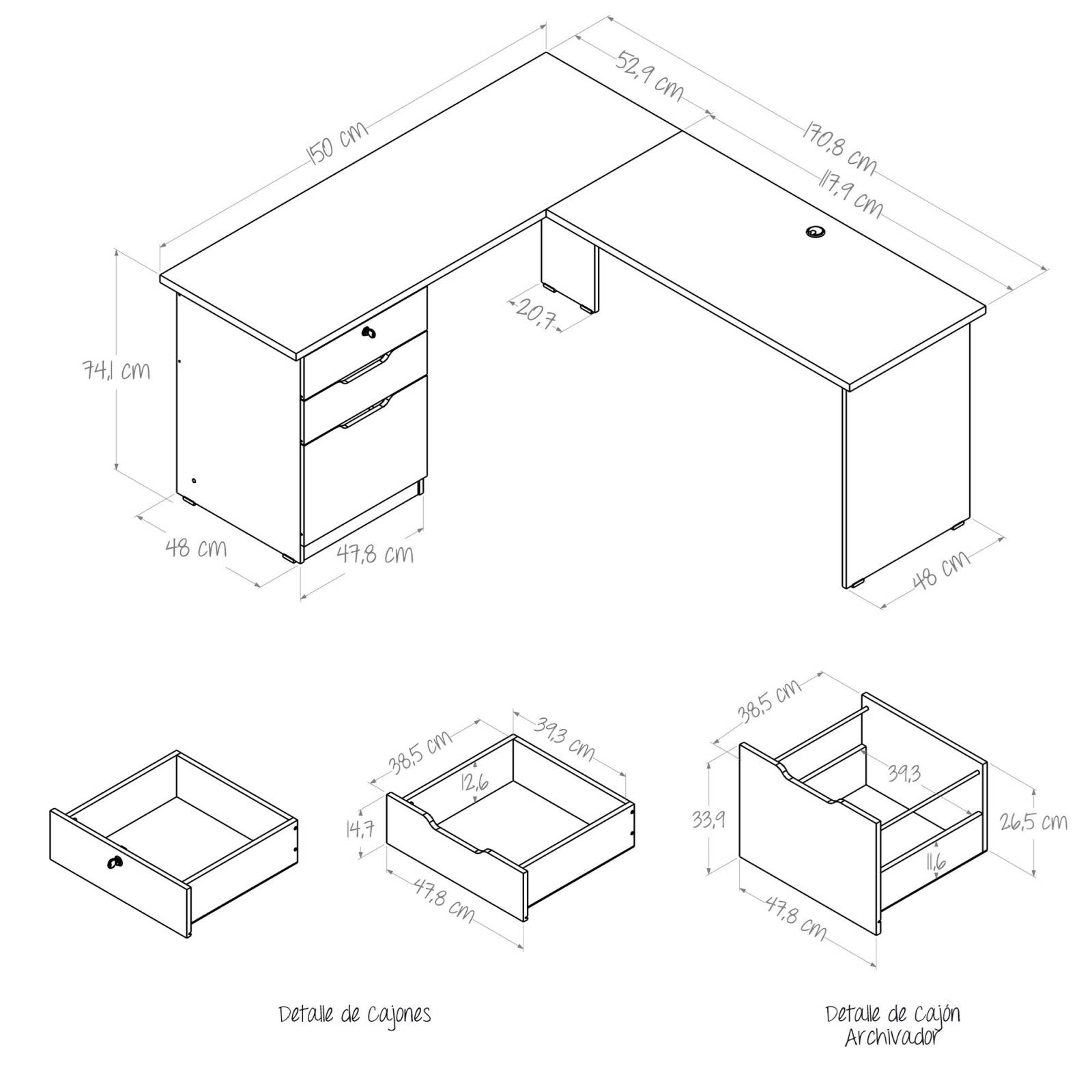 Escritorio de Trabajo Denver