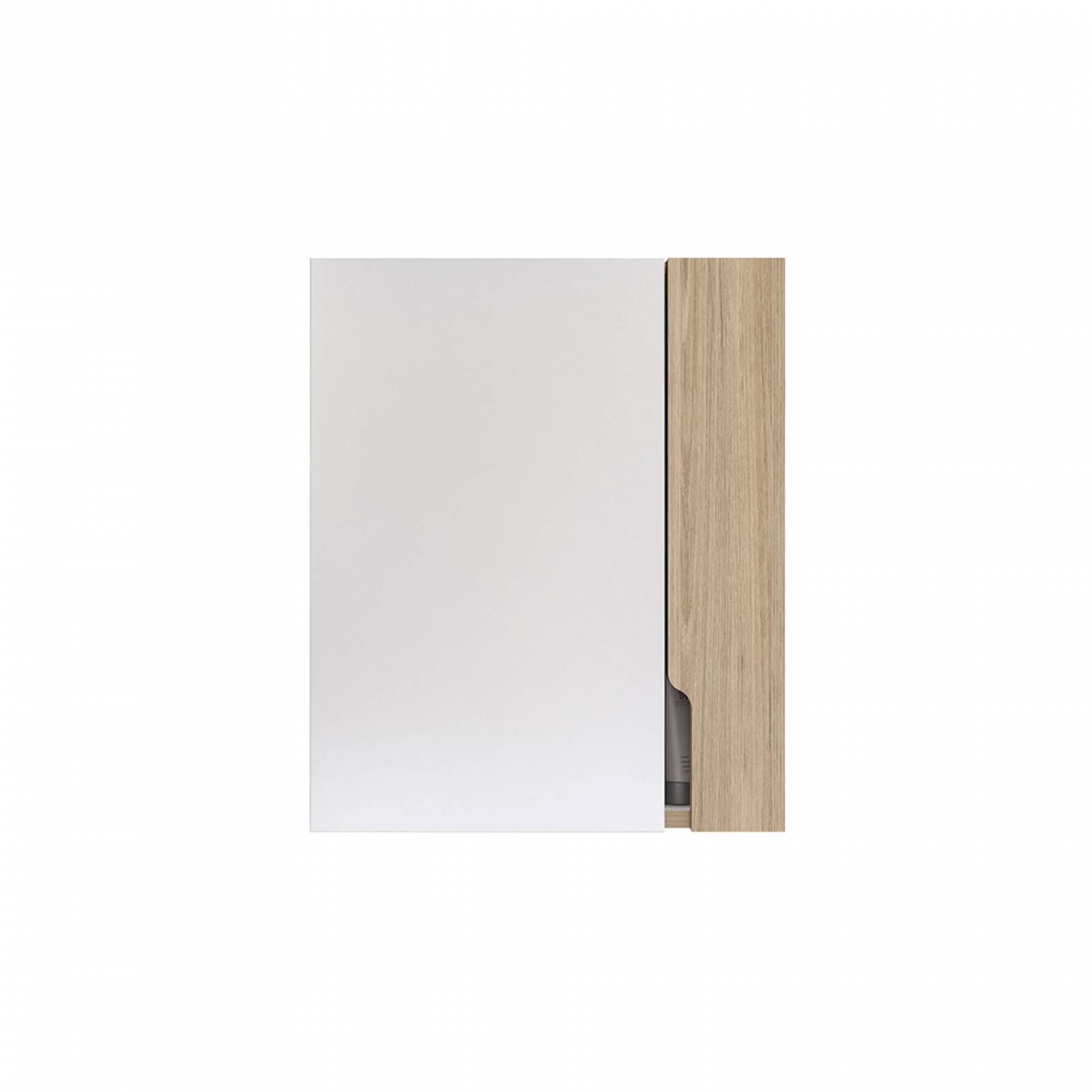 Botiquín Para Baño Con Espejo Lucia  Color Rovere