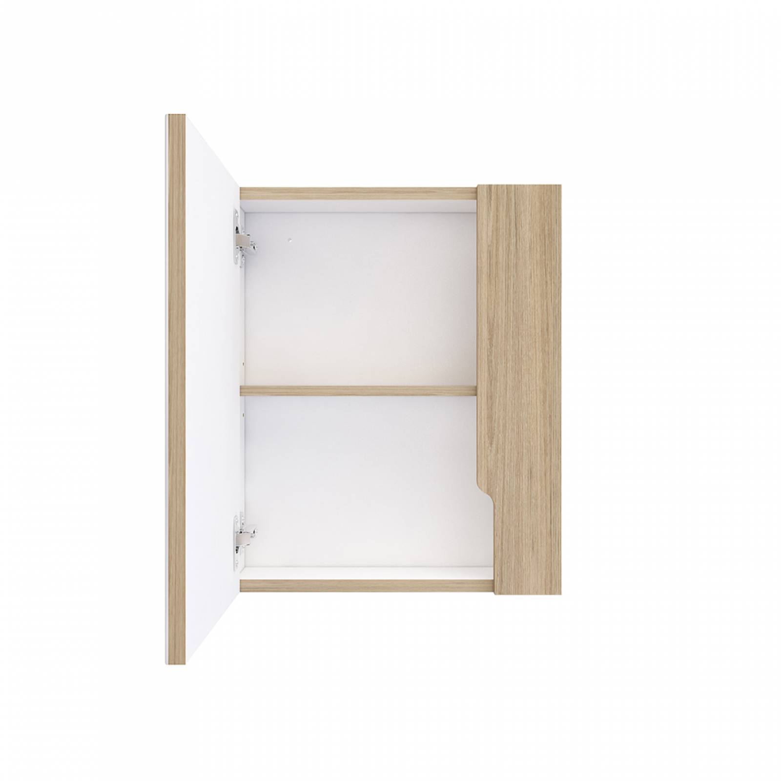 Botiquín Para Baño Con Espejo Lucia  Color Rovere