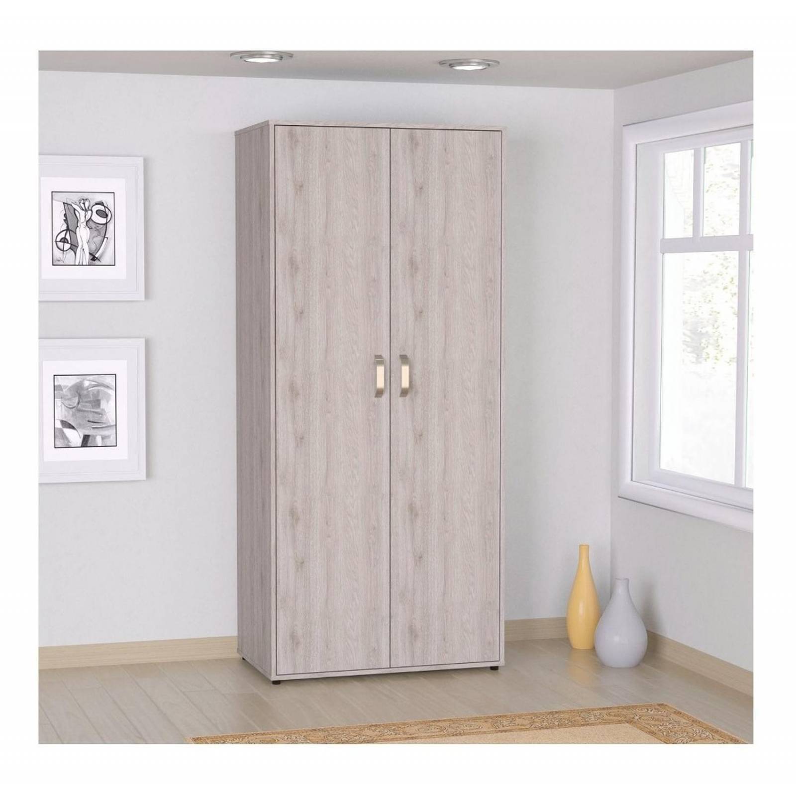 Ropero Armario Star 80 Maderkit Color Ceniza 