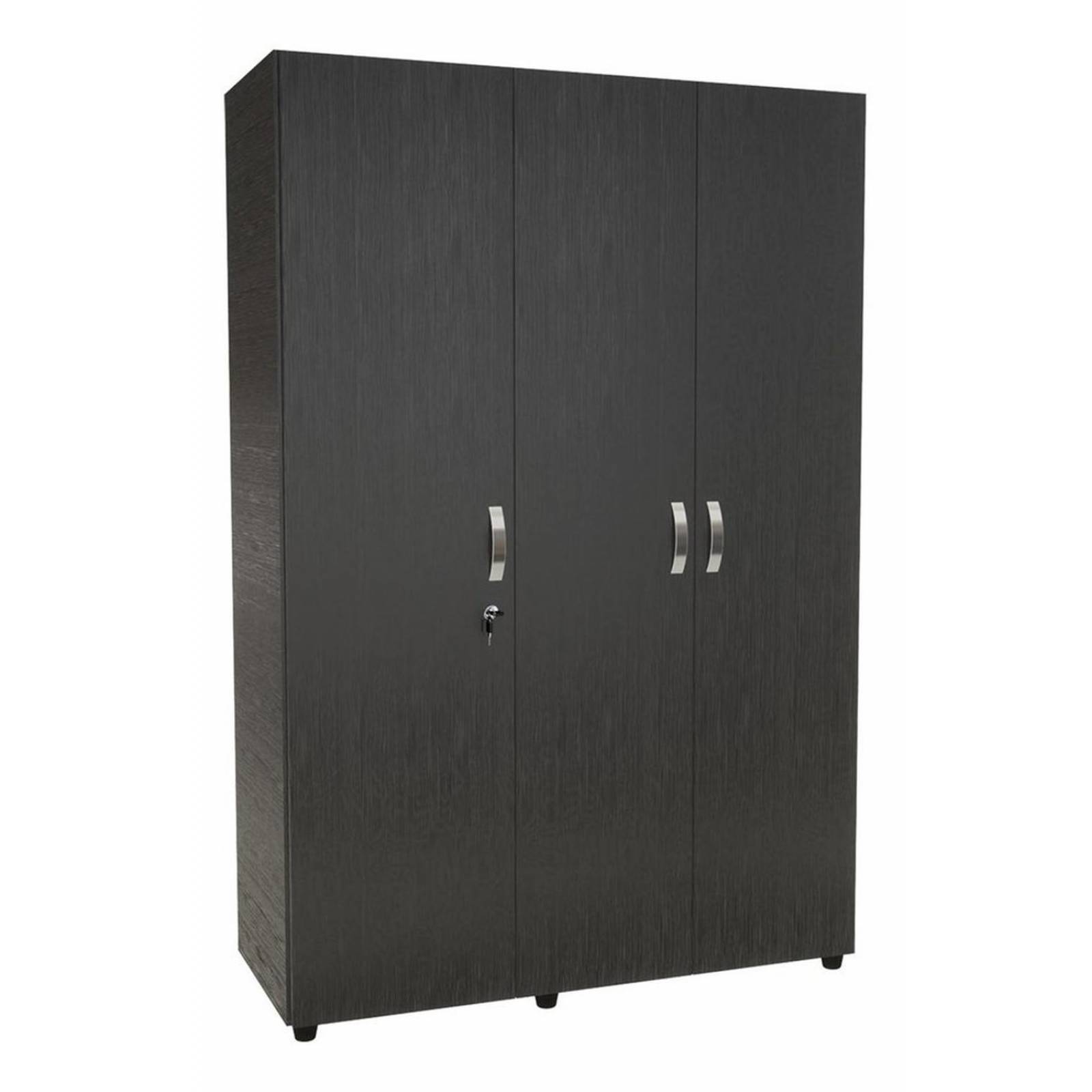 Gran armario de madera Connect negro Woood - 195cm