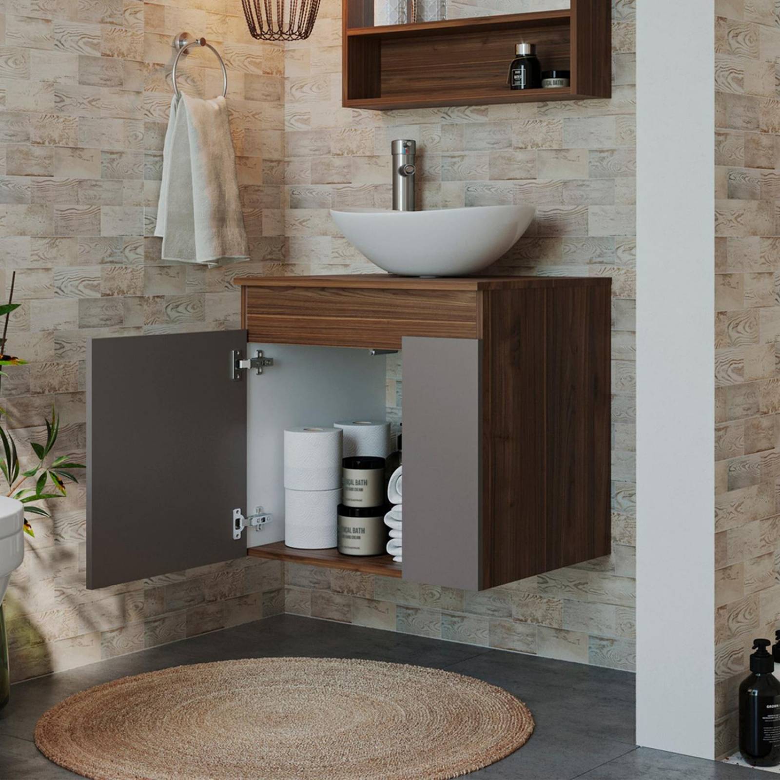 Mueble Lavamanos Elevado Kyle