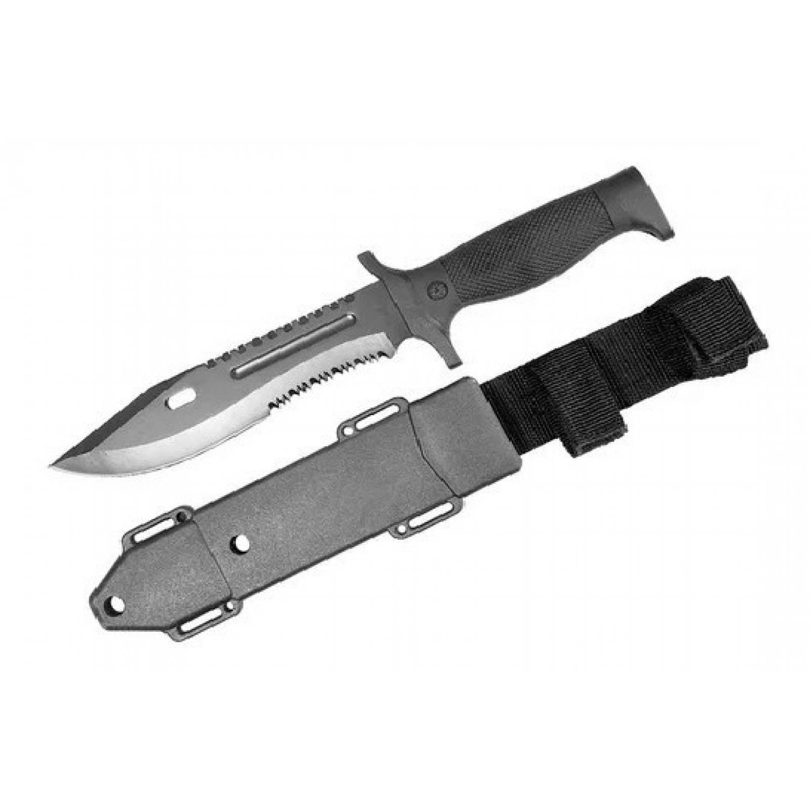 Cuchillo Monte Pavonado Negro + Funda Regalo Lion Tools 9429