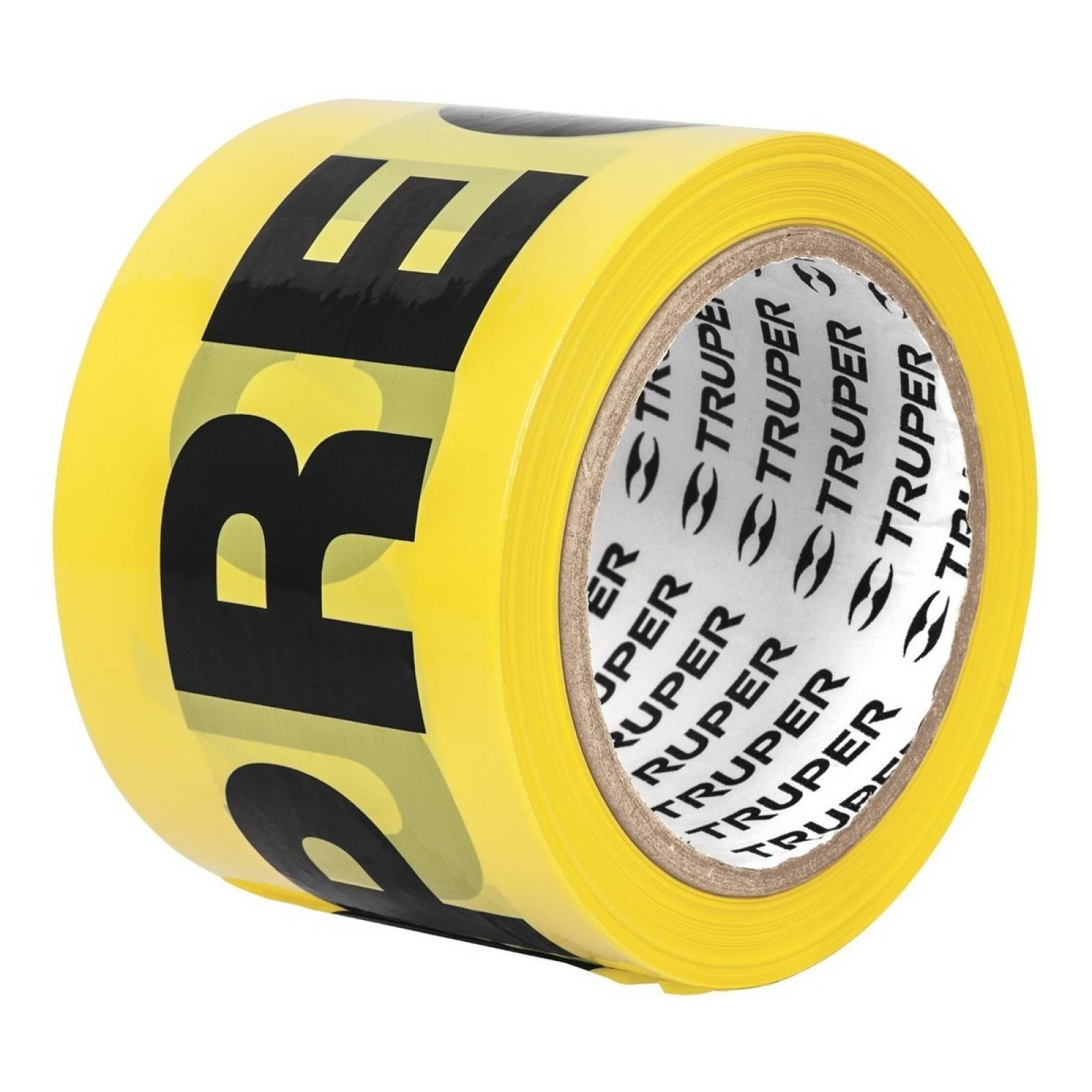 Cinta Amarilla Delimitadora De Precaución  100m Truper 12578