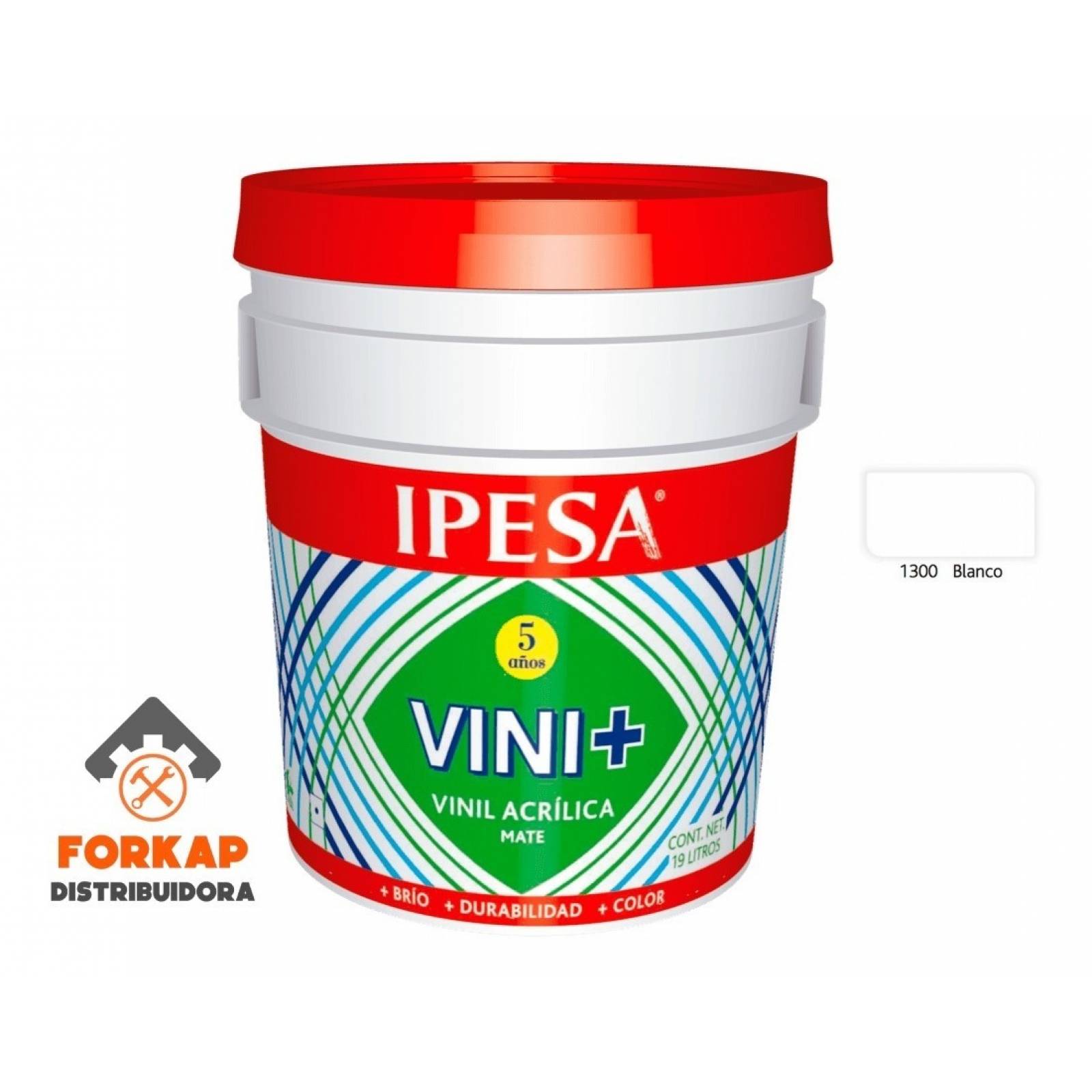 Pintura Vinil Acrilica 19l 5 Años Vinimax Lavable (cubeta)