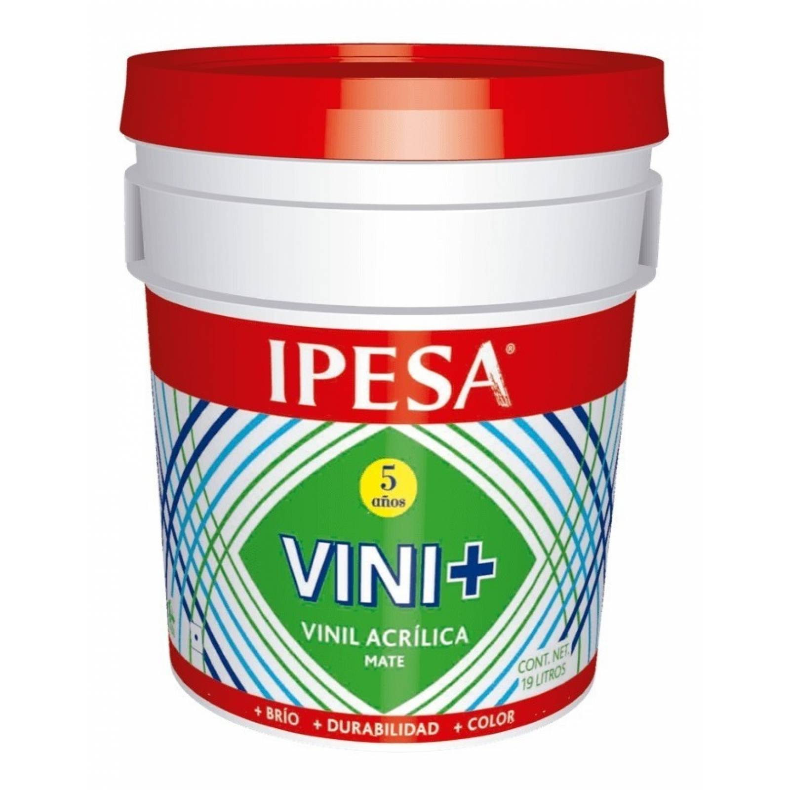 Pintura Vinil Acrilica 19l 5 Años Vinimax Lavable (cubeta)