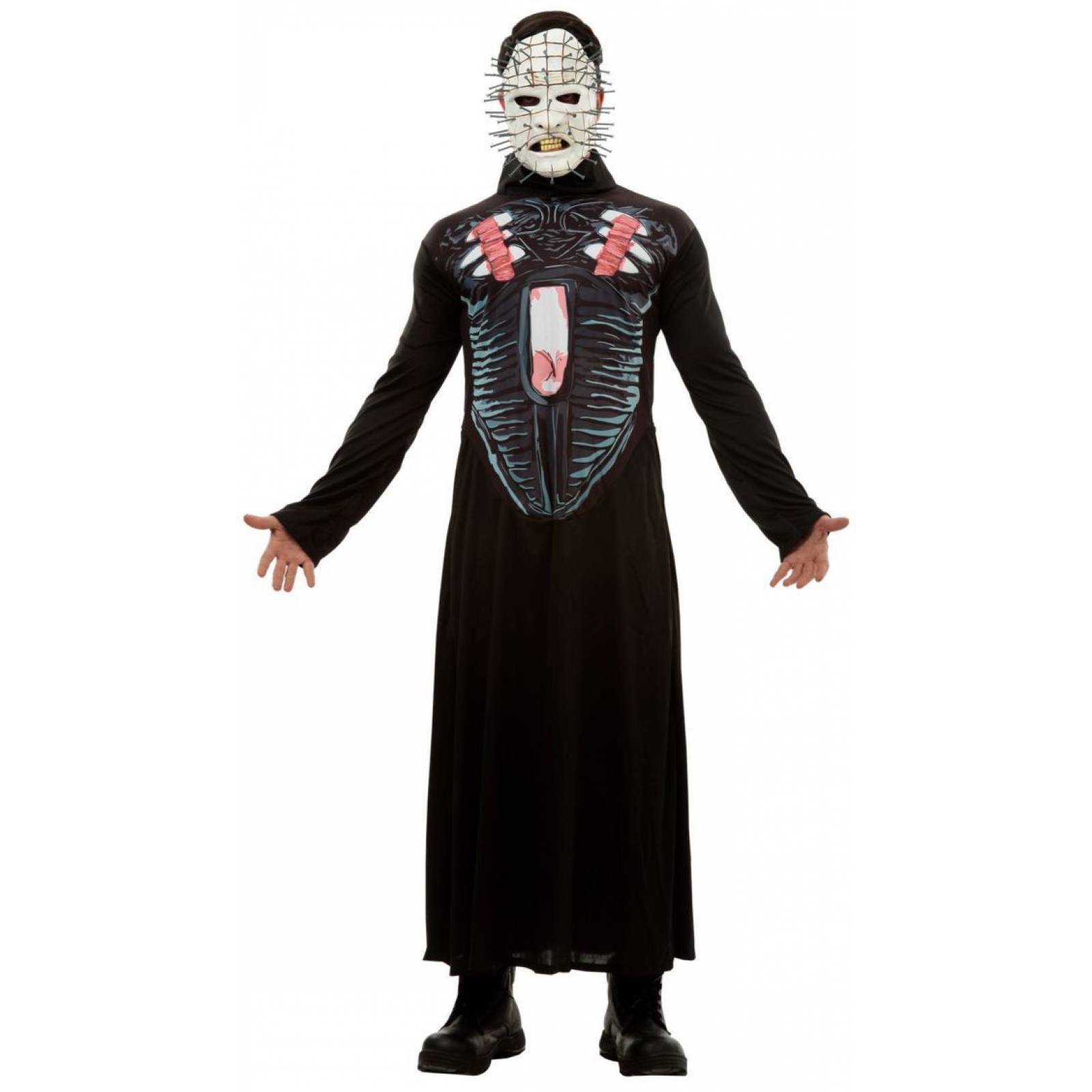 Máscara de latex de Hellraiser V: Disfraz de cabeza de alfiler - Hellraiser V: Pinhead Costume