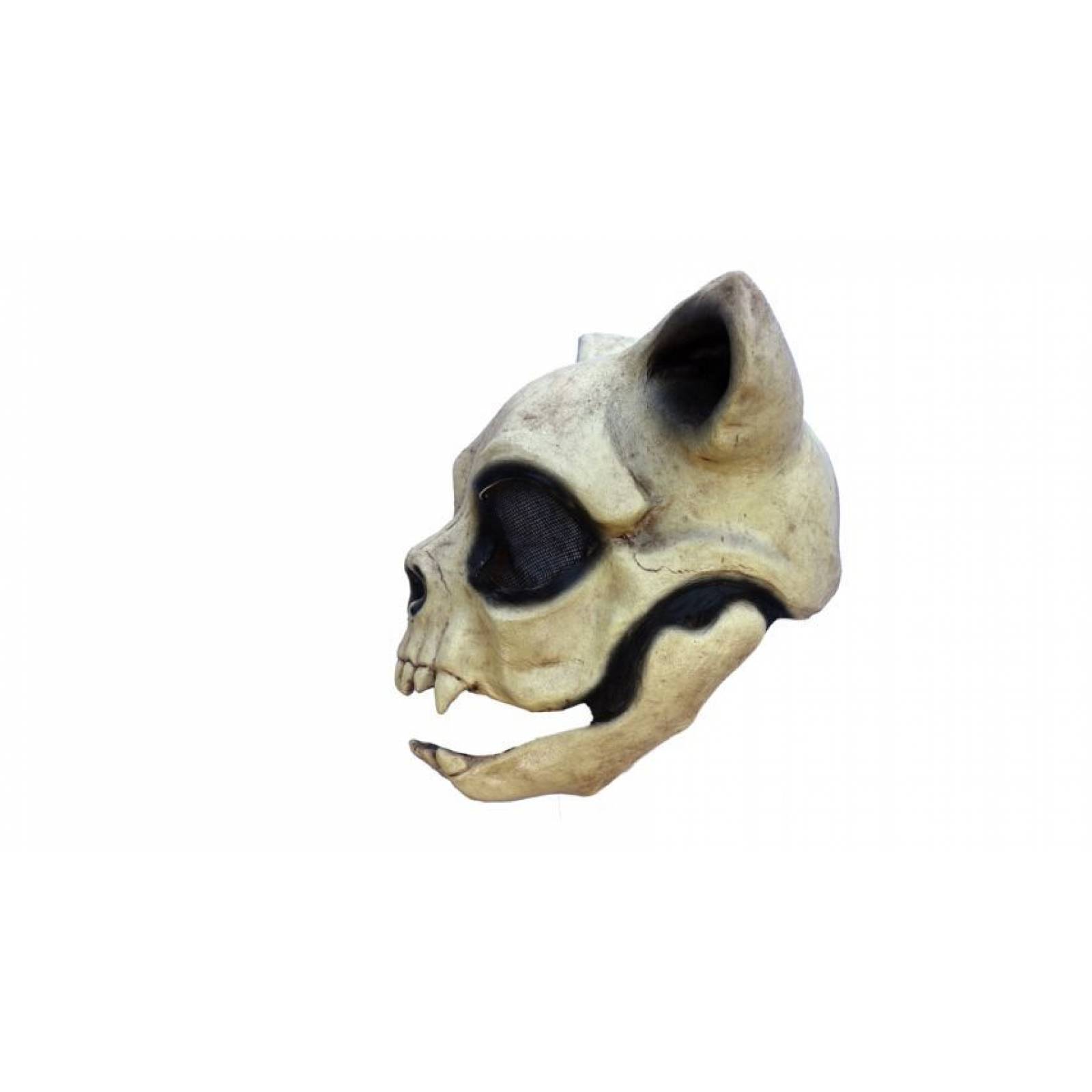 Máscara de latex de Cráneo de gato - Cat skull