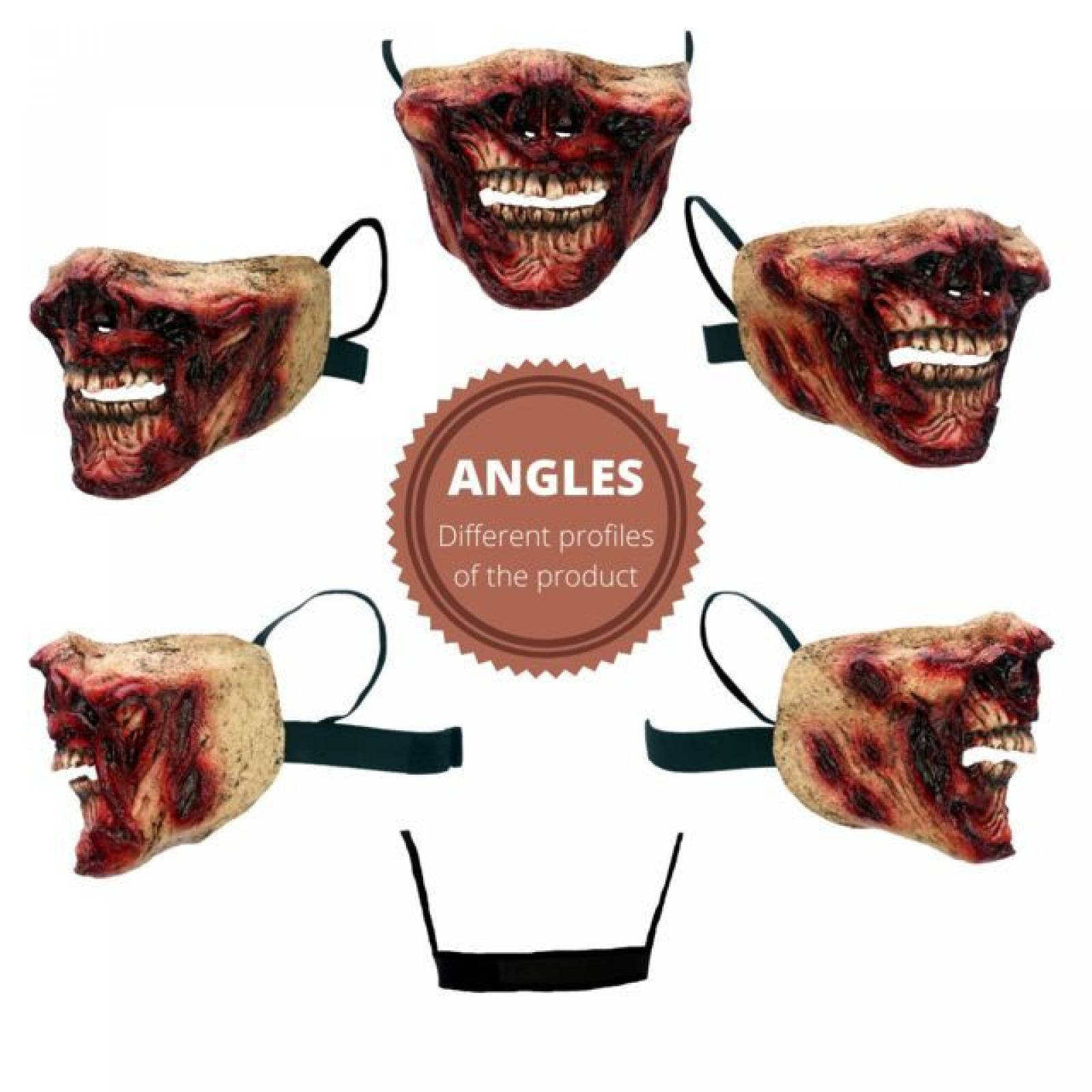 Máscara de latex de Hocico - Zombi - Snout - Zombie