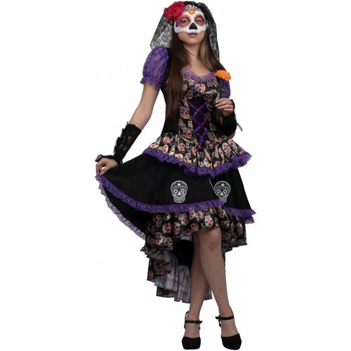 Disfraz de halloween de Dama dia de los muertos - Lady day of the dead